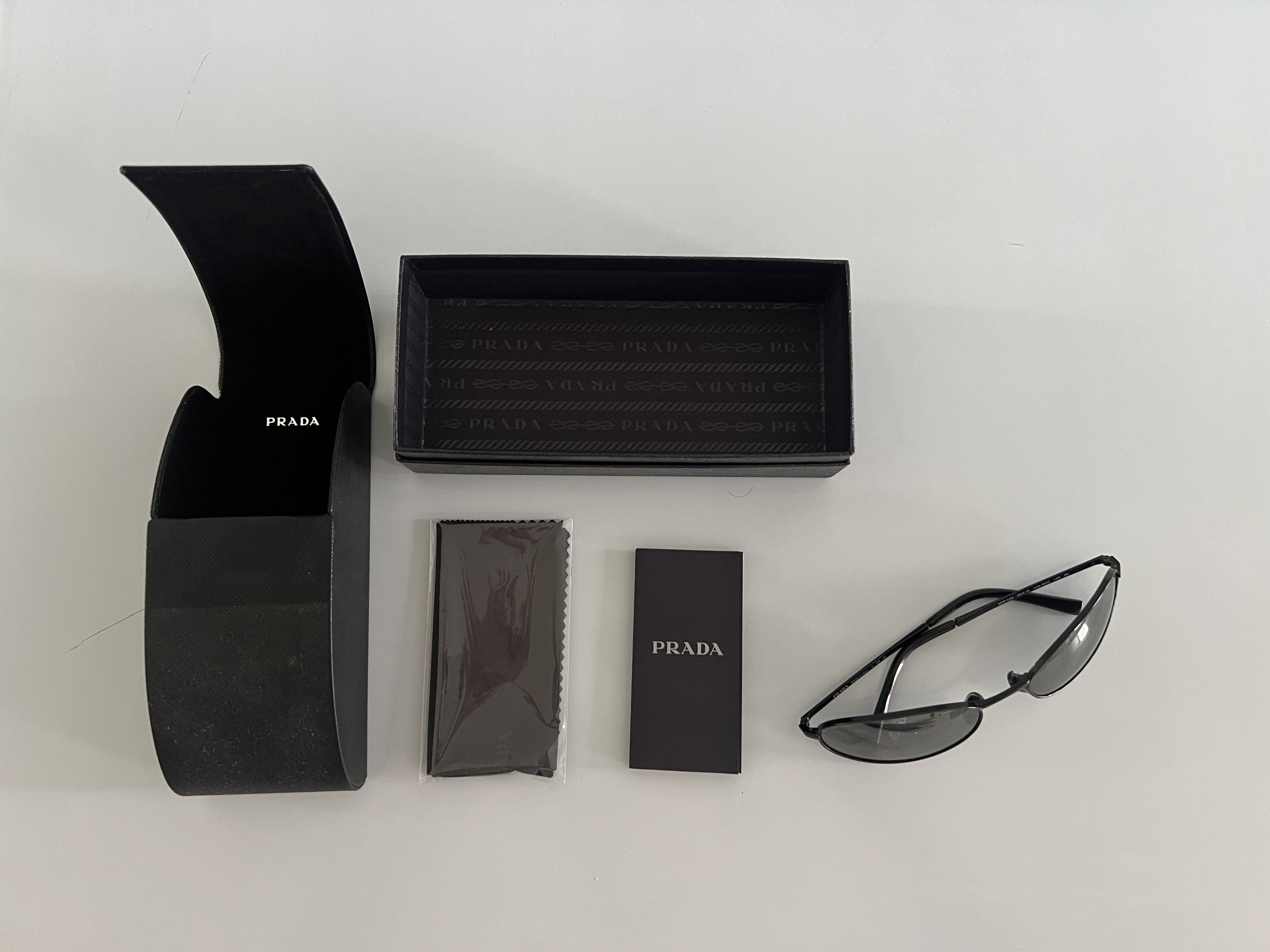 Prada Prada Sunglasses - Black PRA59S Size ONE SIZE - 6 Thumbnail