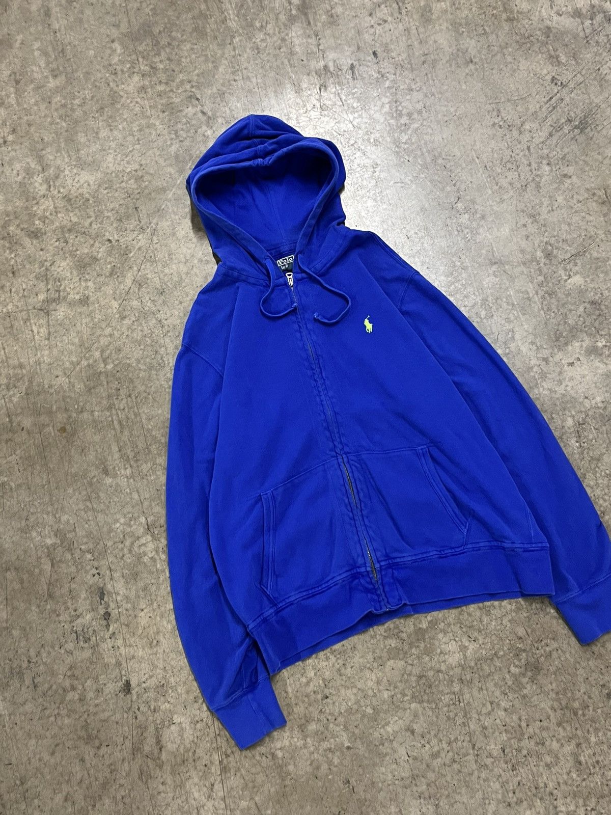 Polo Ralph Lauren vintage zip up hoodie streetwear preppy