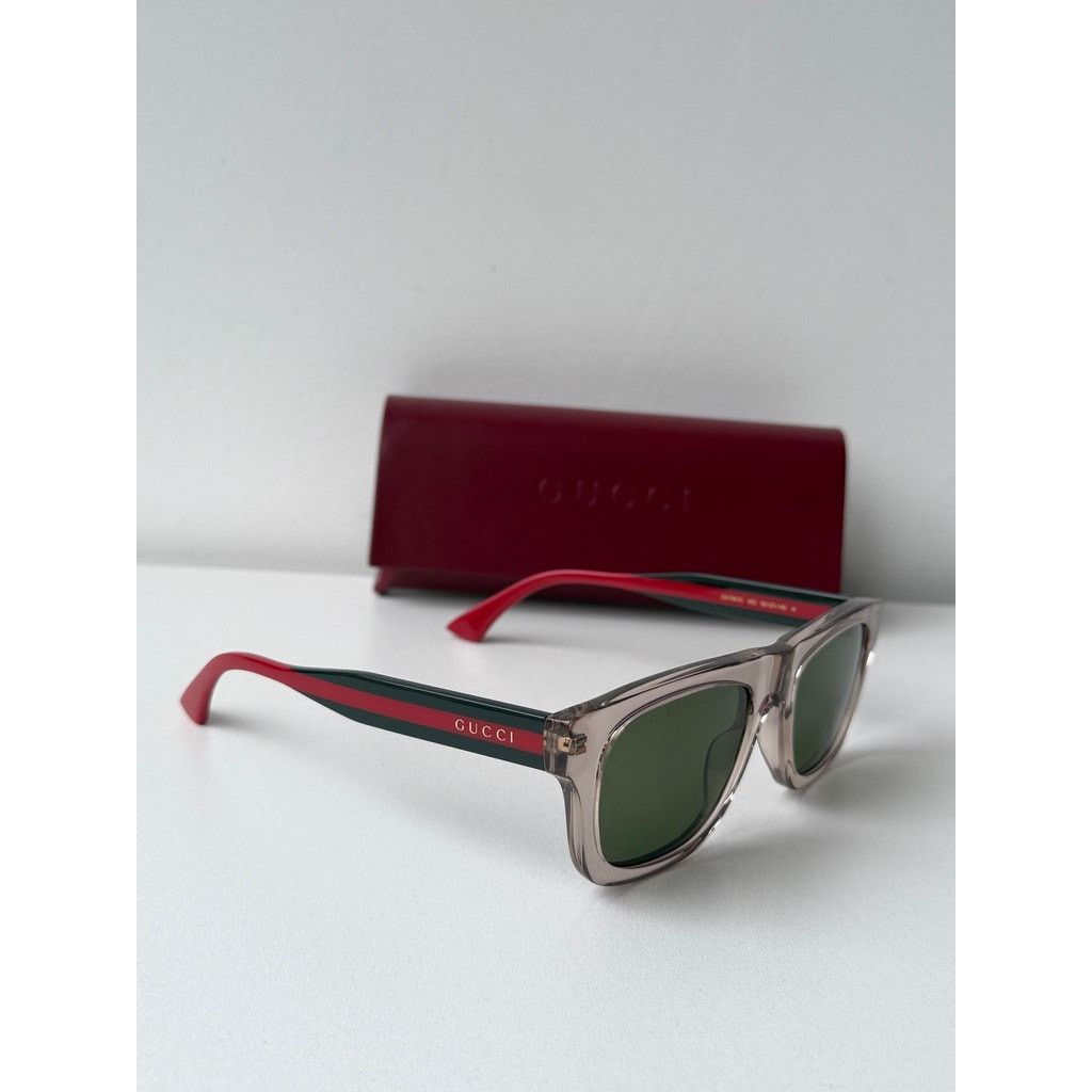 Gucci NEW Gucci GG1991S 003 Brown Square Sunglasses $395 Size ONE SIZE - 3 Thumbnail