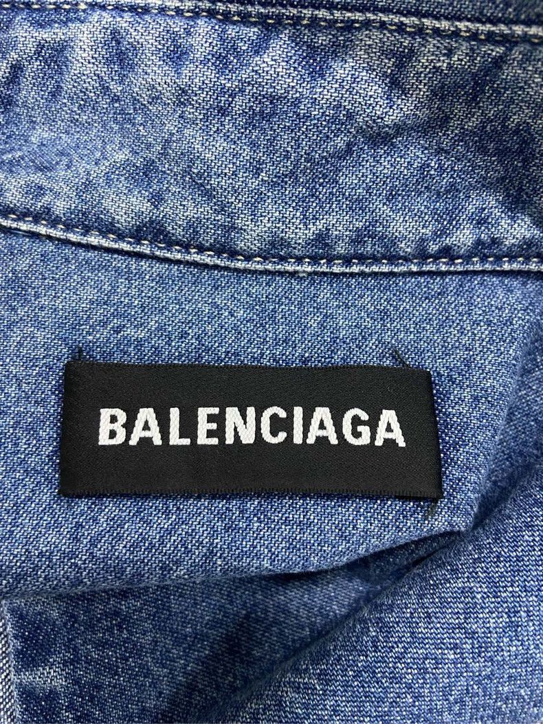 Balenciaga Balenciaga size 38 Denim Vest Size M / US 6-8 / IT 42-44 - 3 Thumbnail