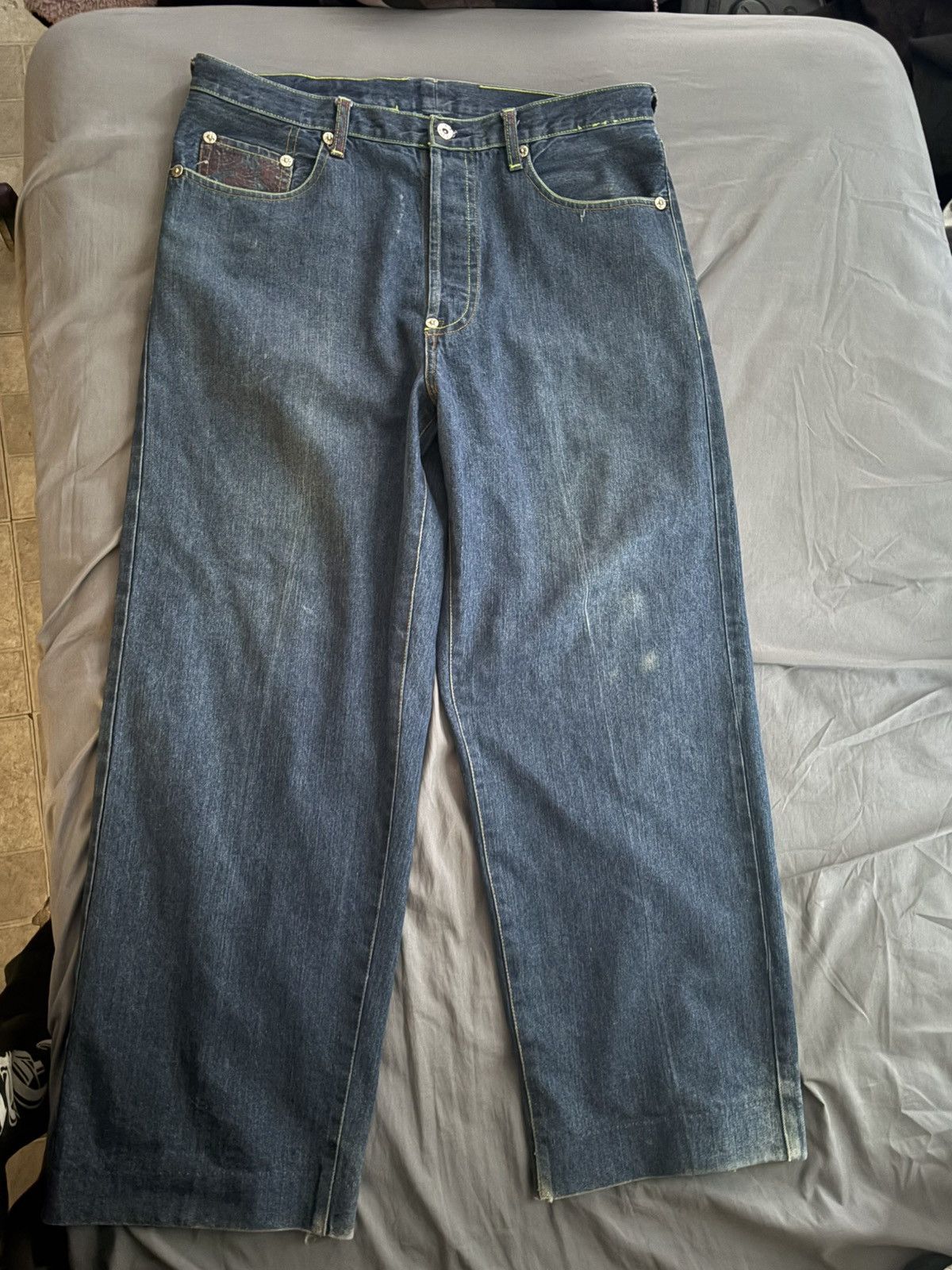Red Monkey dark blue red monkey jeans Size US 38 / EU 54 - 3 Thumbnail