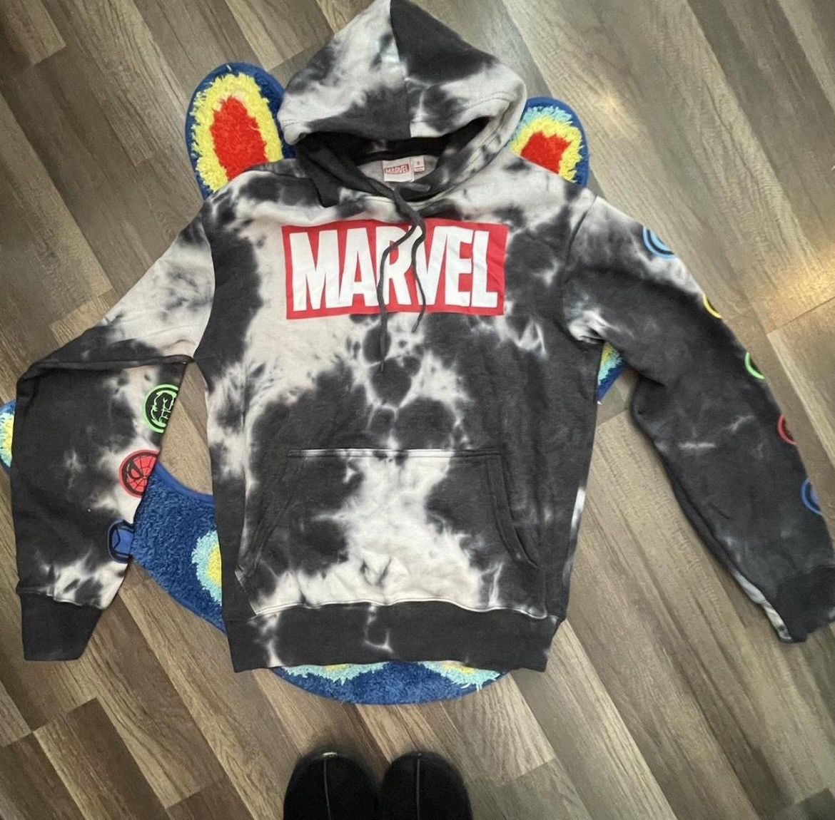 Marvel Comics Marvel Tie-Dye Hoodie Size US S / EU 44-46 / 1 - 1 Thumbnail