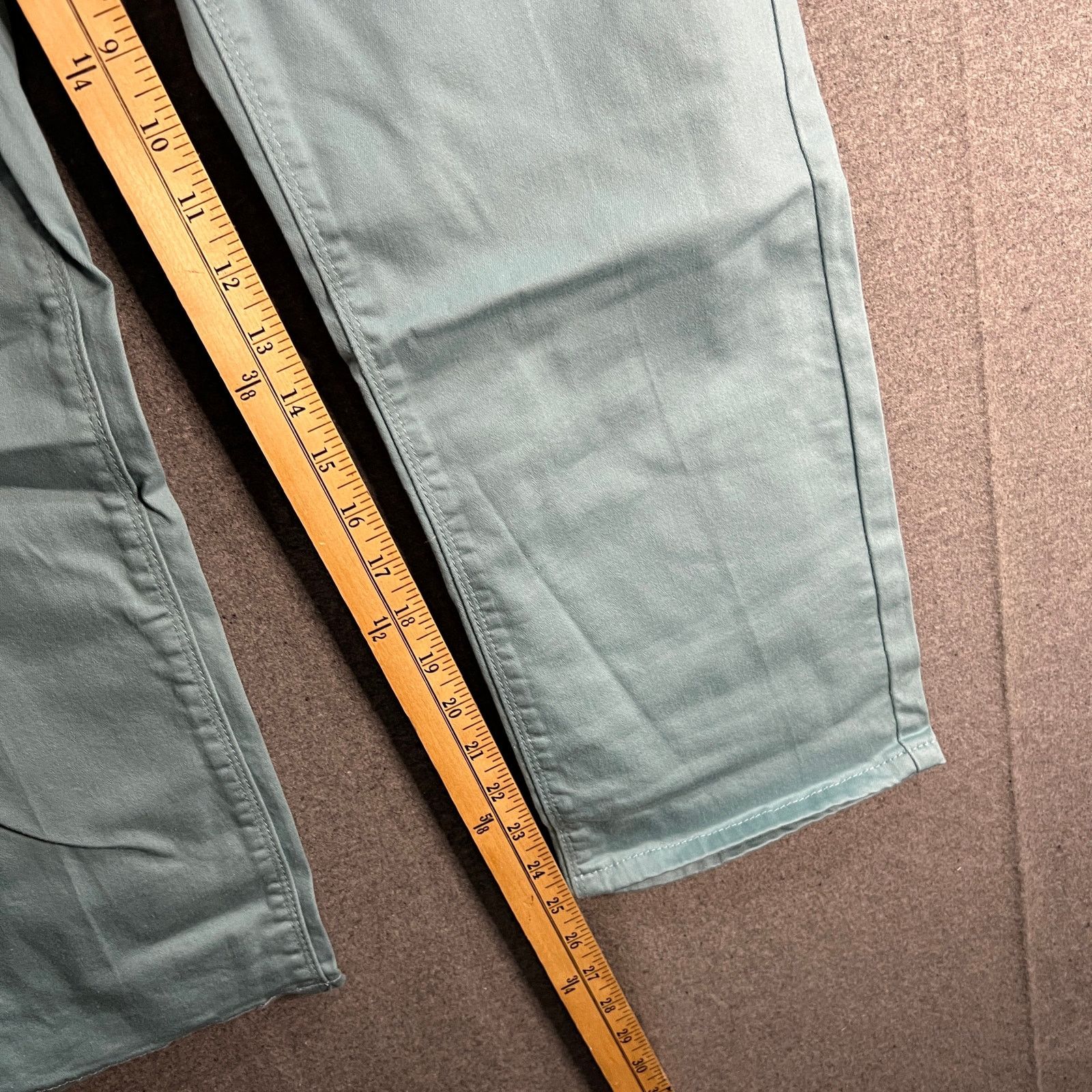 Other Laurie Felt Regular Wave Denim 5-Pocket Crop Straight Jeans Size 34" / US 12 / IT 48 - 7 Thumbnail