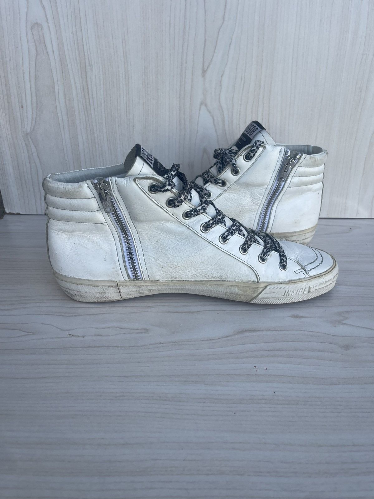 Golden Goose Golden goose slide high top sneakers Size US 7 / EU 40 - 5 Thumbnail
