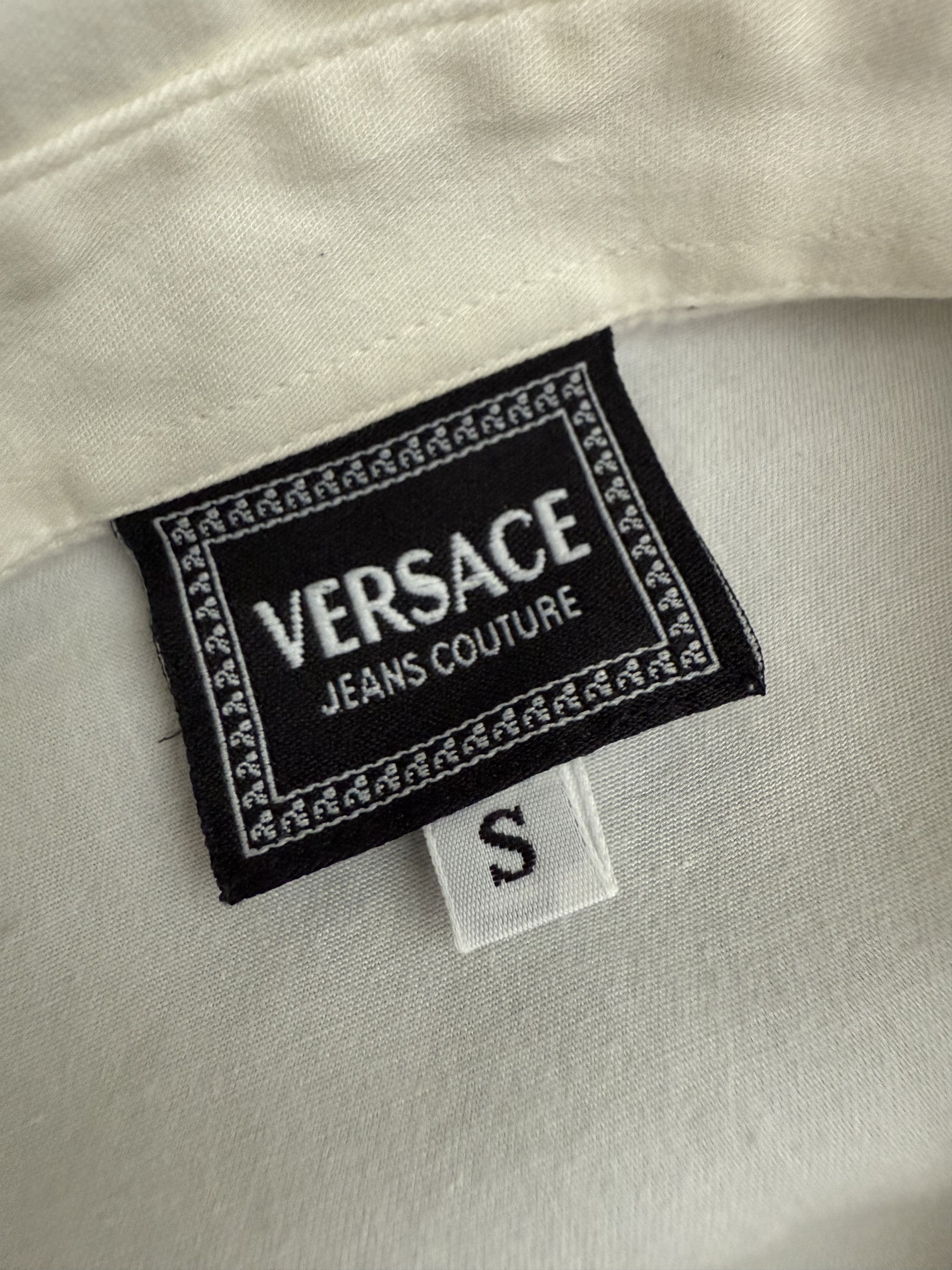 Versace Jeans Couture RARE Versace Printed Y2K Shirt Size US L / EU 52-54 / 3 - 6 Thumbnail