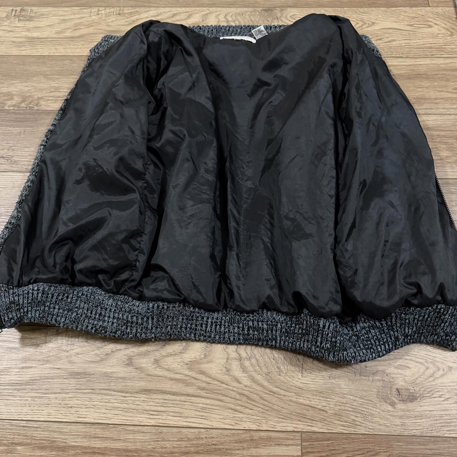 Other Vintage 80s 90s Acrylic Knit Cardigan Zip Sweater Art Size M Size M / US 6-8 / IT 42-44 - 4 Thumbnail