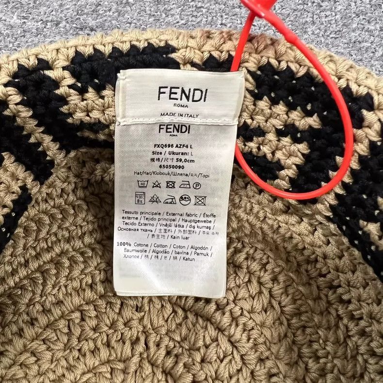 Fendi Fendi Double F Fisherman Hat Size ONE SIZE - 3 Thumbnail