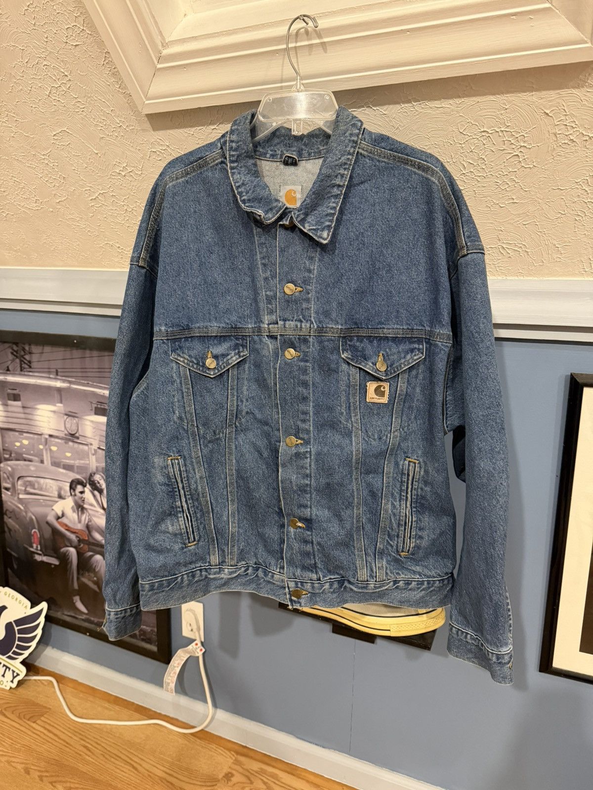 Carhartt Vintage Carhartt denim jacket Size US XL / EU 56 / 4 - 1 Thumbnail