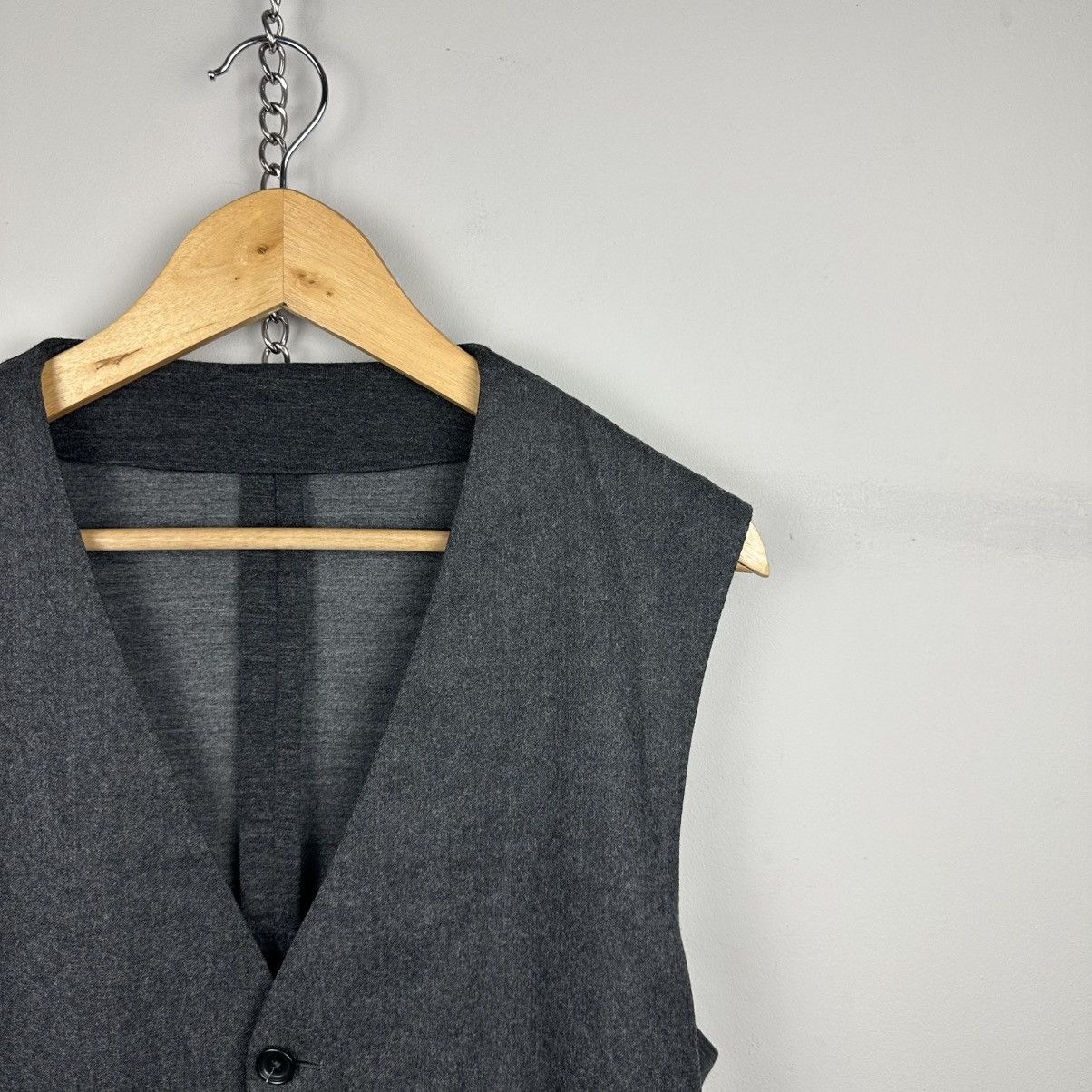 Z Zegna Vintage Z Zegna Wool Vest Men’s Size: 50 Size 50R - 2 Thumbnail