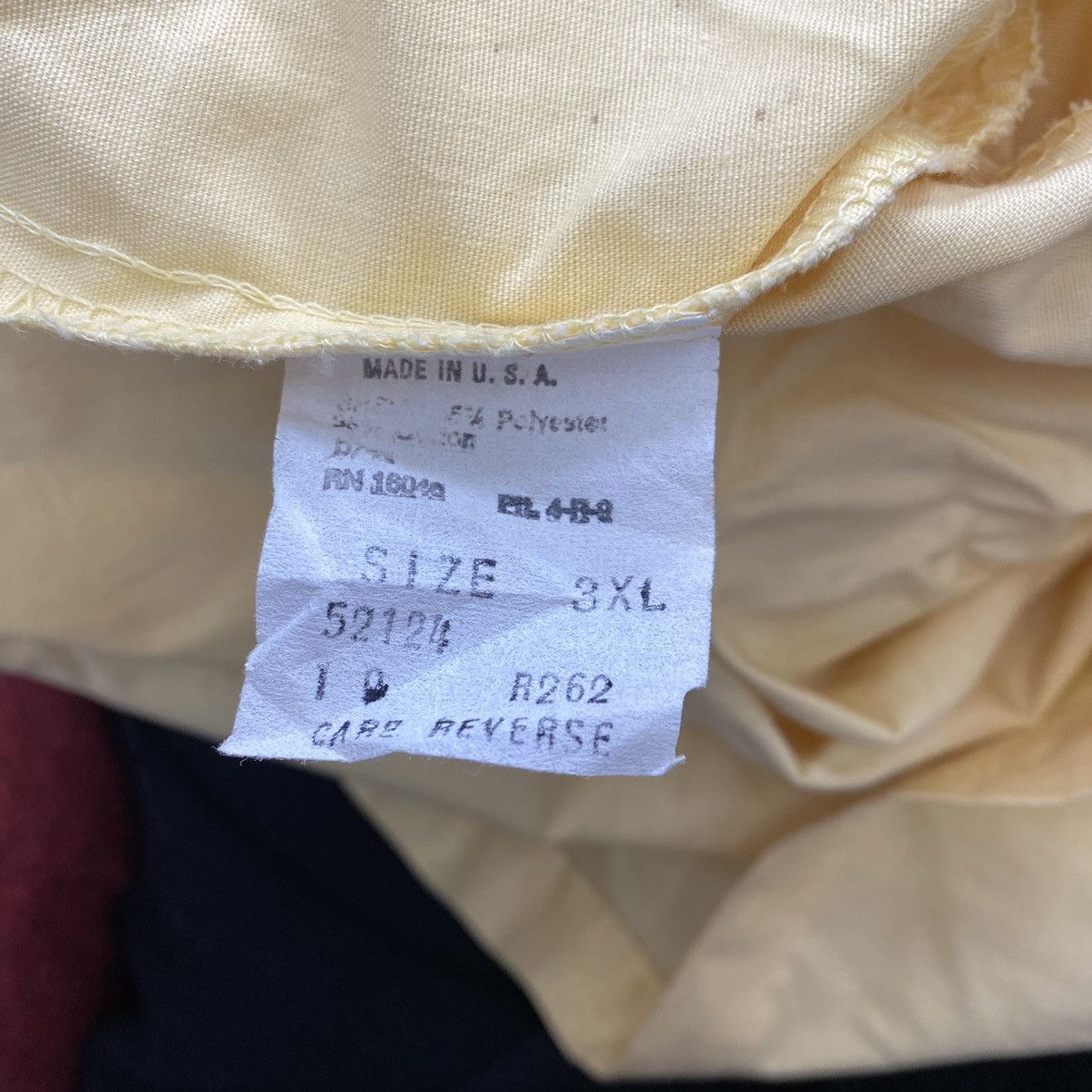 Vintage Vintage WEATHER BREAKER USA Brand Linen Yellow Bomber Jacket Size US XXL / EU 58 / 5 - 5 Thumbnail