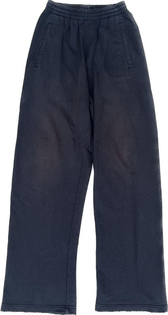 Balenciaga Distressed Wide Baggy Sweatpants