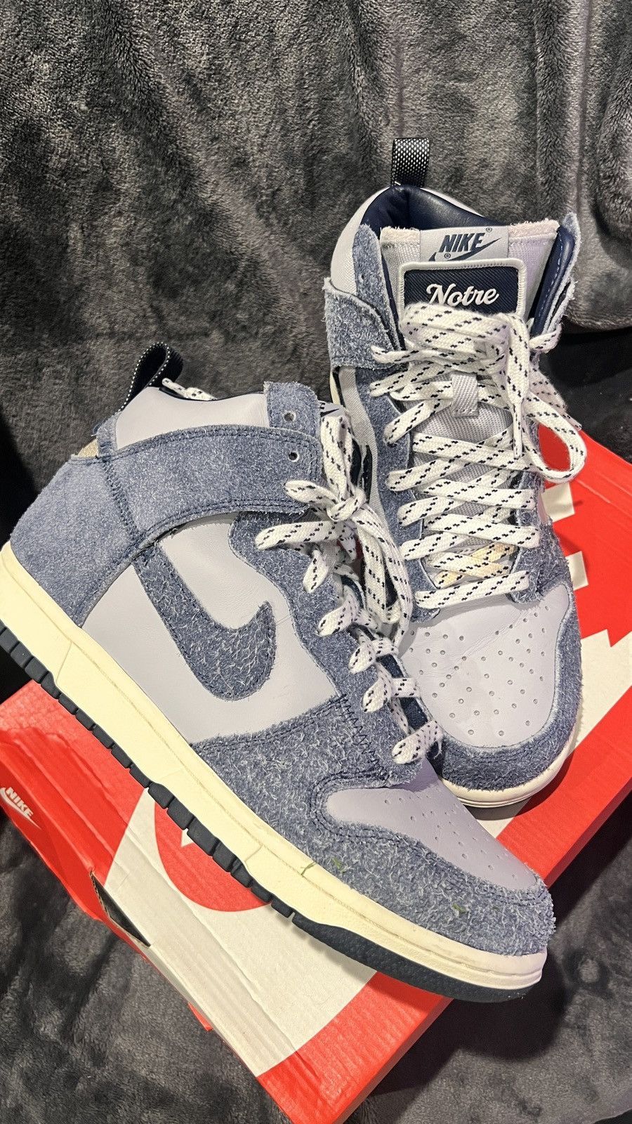 Nike × Notre Notre x Nike Dunk High “Midnight Navy” Size US 8.5 / EU 41-42 - 1 Thumbnail