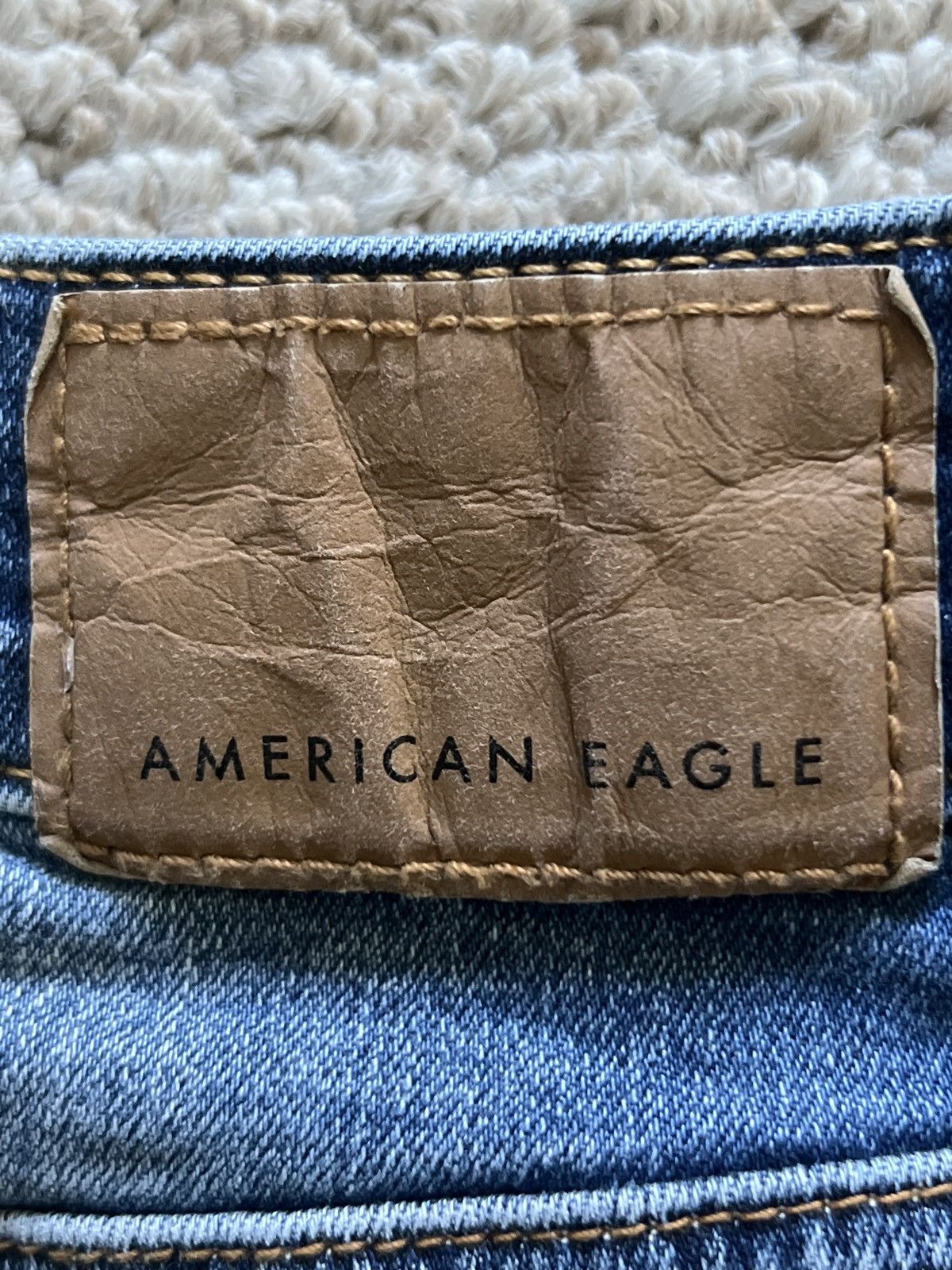 American Eagle Outfitters American Eagle Athletic Straight Jeans Size US 28 / EU 44 - 4 Thumbnail