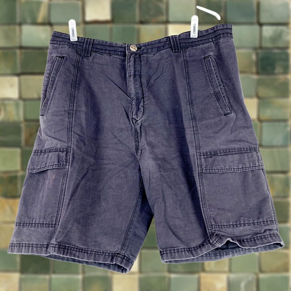 Vintage Jachs Blue Cargo Mens Shorts Size 40 Size US 40 / EU 56 - 1 Thumbnail
