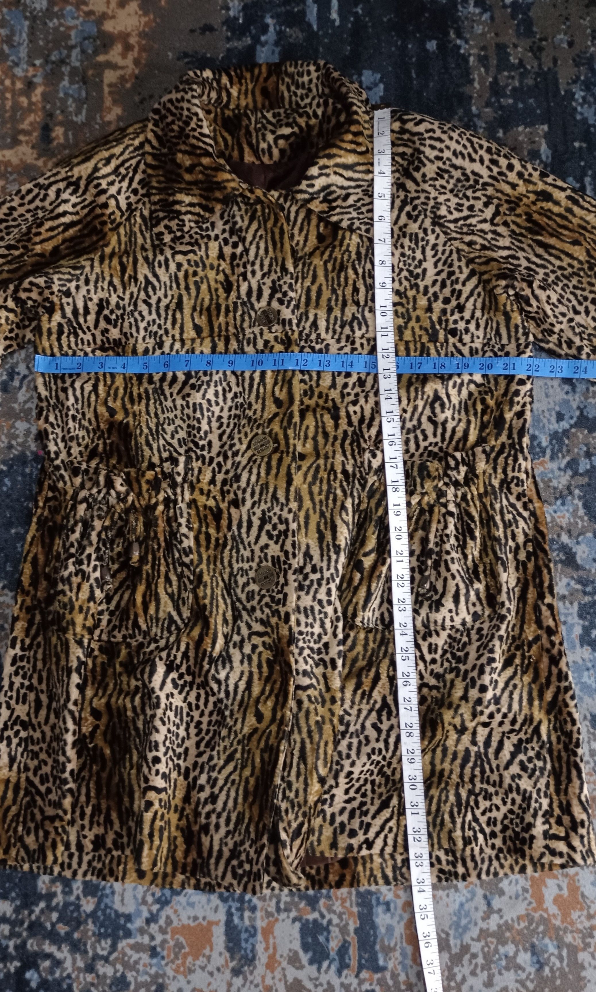 Japanese Brand Unisex🔥Leopard Faux fur Coat "Fashion" Size US L / EU 52-54 / 3 - 14 Thumbnail