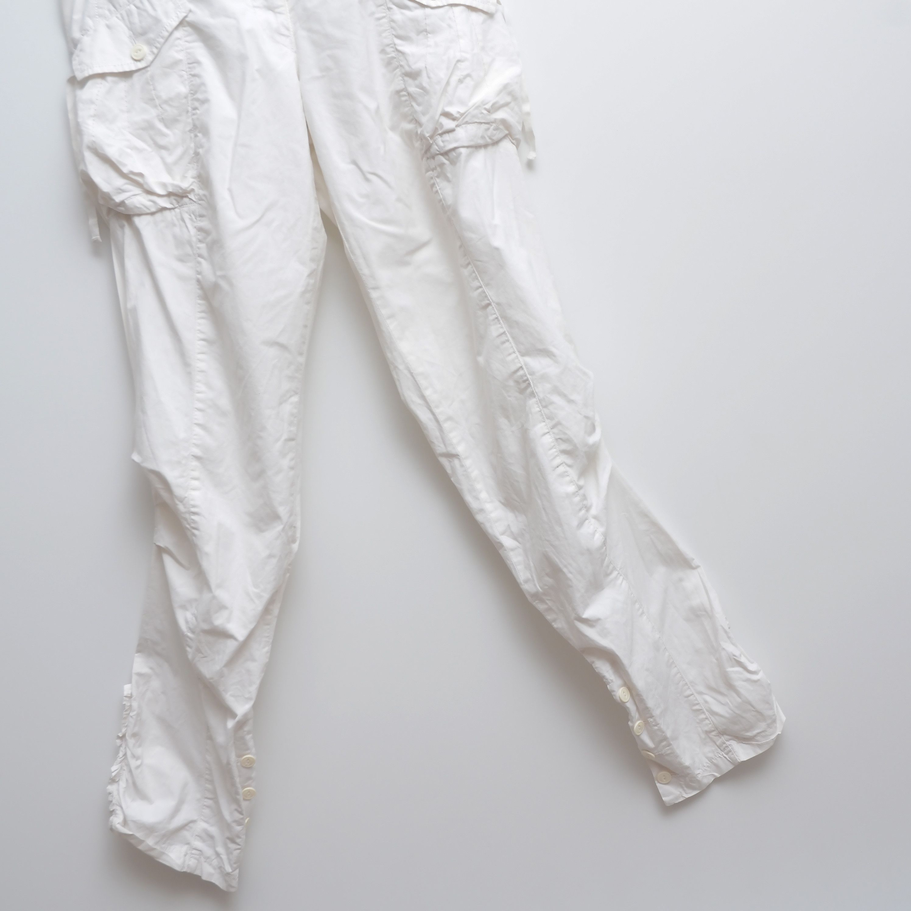 Marithe + Francois Girbaud Vintage 2000s Marithé François Girbaud Pants White Size 29 Size 29" - 6 Thumbnail