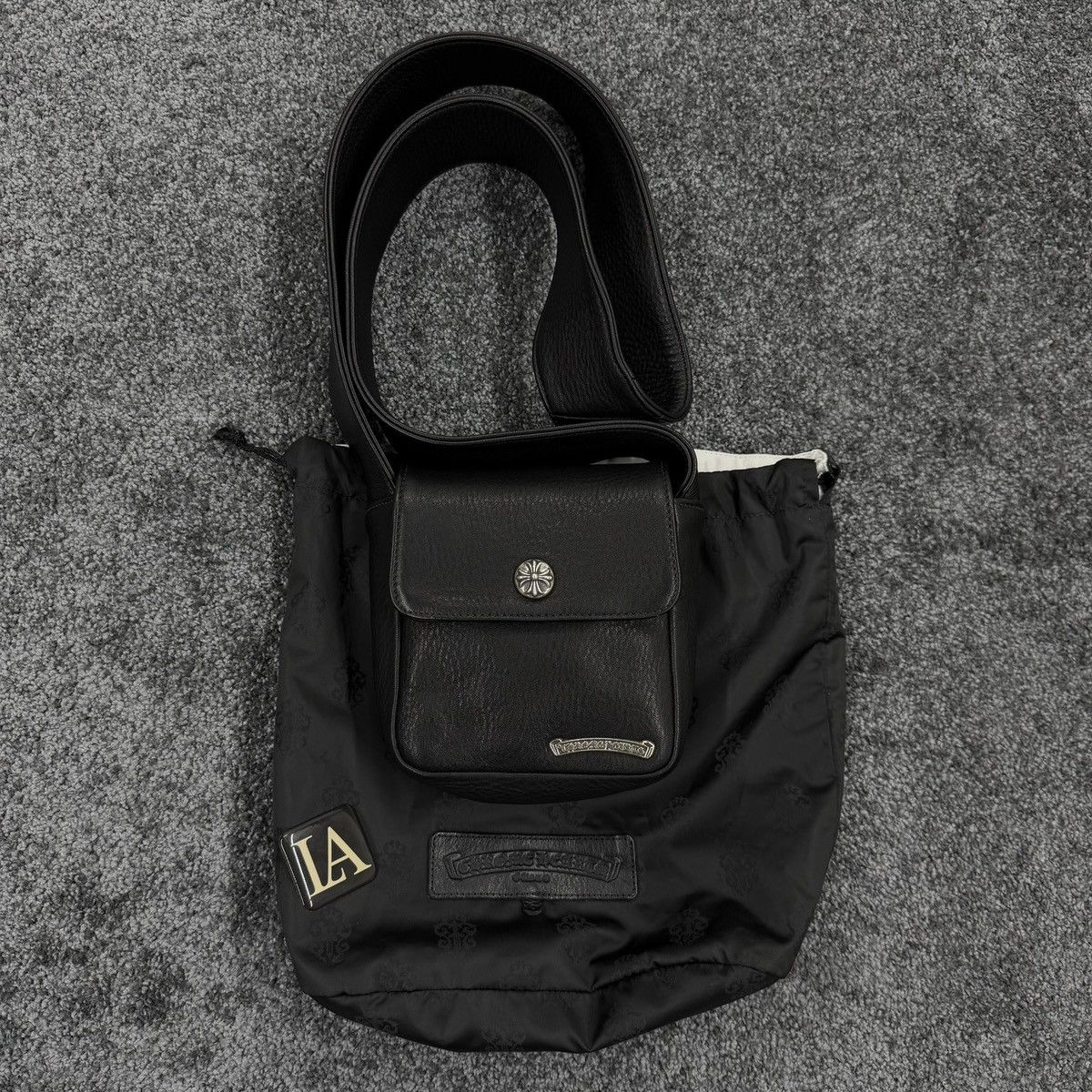 Chrome Hearts CHROME HEARTS HOT POT CH Plus Crossball Leather Shoulder Bag Size ONE SIZE - 1 Thumbnail