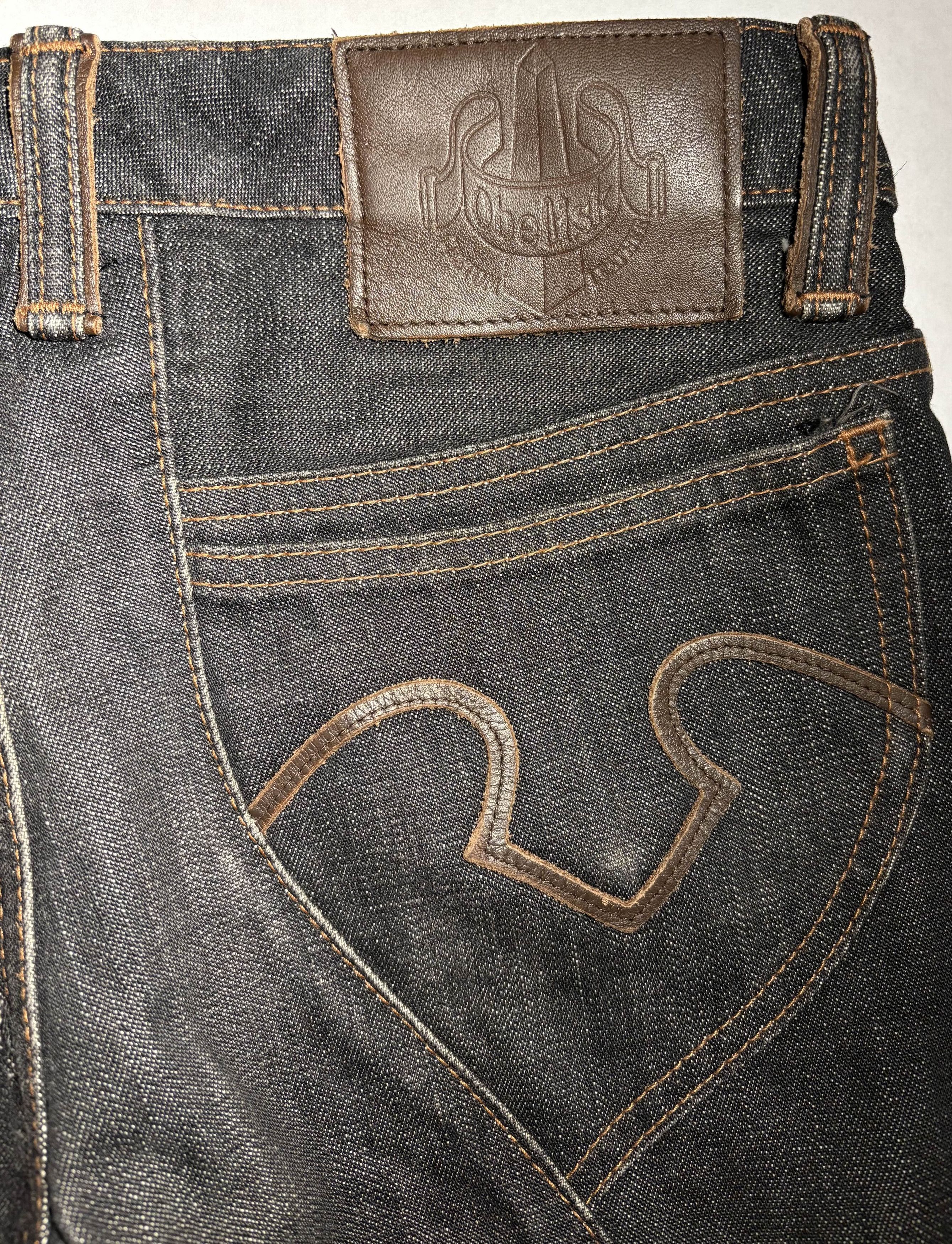 Obelisk Obelisk Western Style Leather 5 Pocket Jeans Size US 28 / EU 44 - 5 Thumbnail