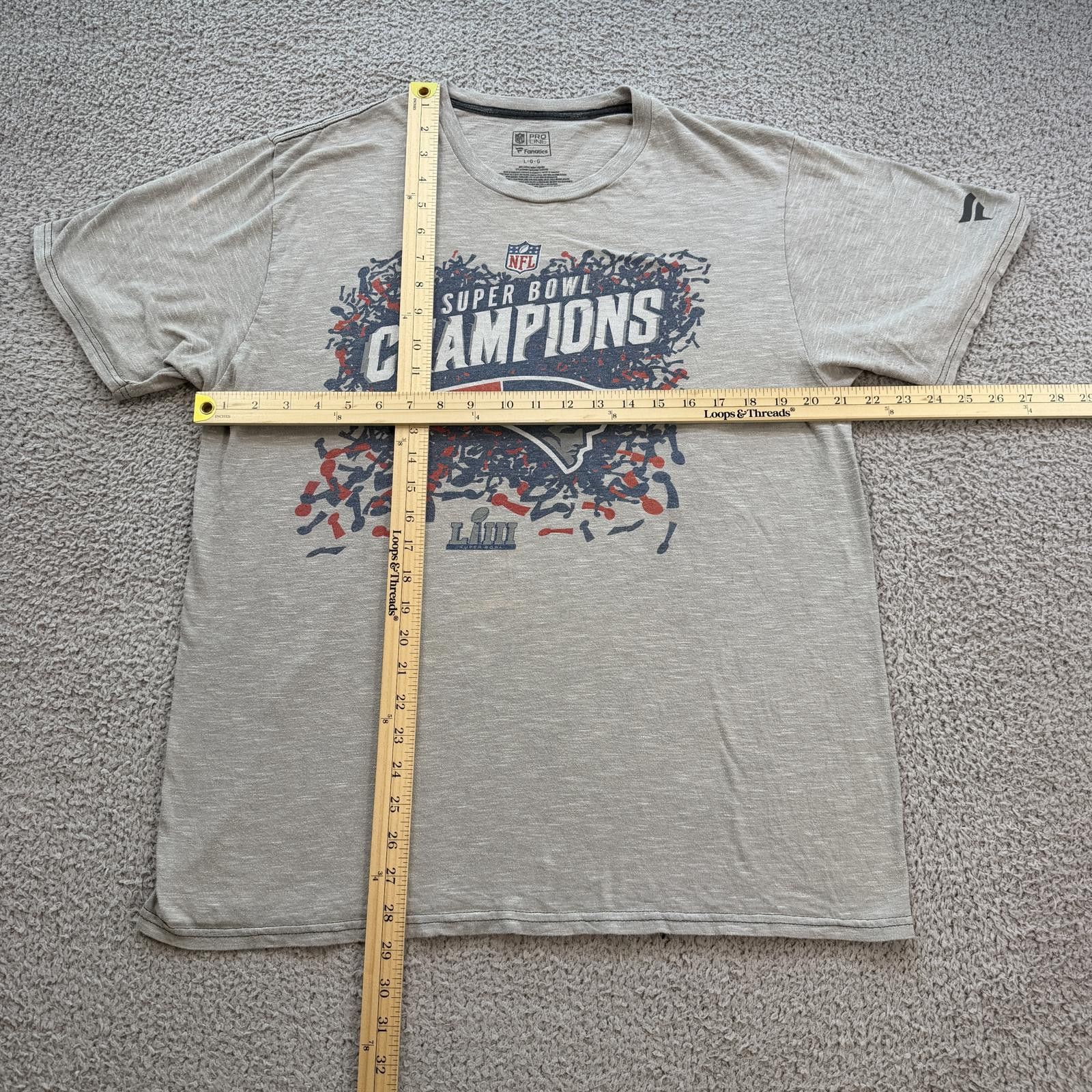 Other Nike NFL Super Bowl LIII Champ New England Patriots T Shirt Size US L / EU 52-54 / 3 - 3 Thumbnail