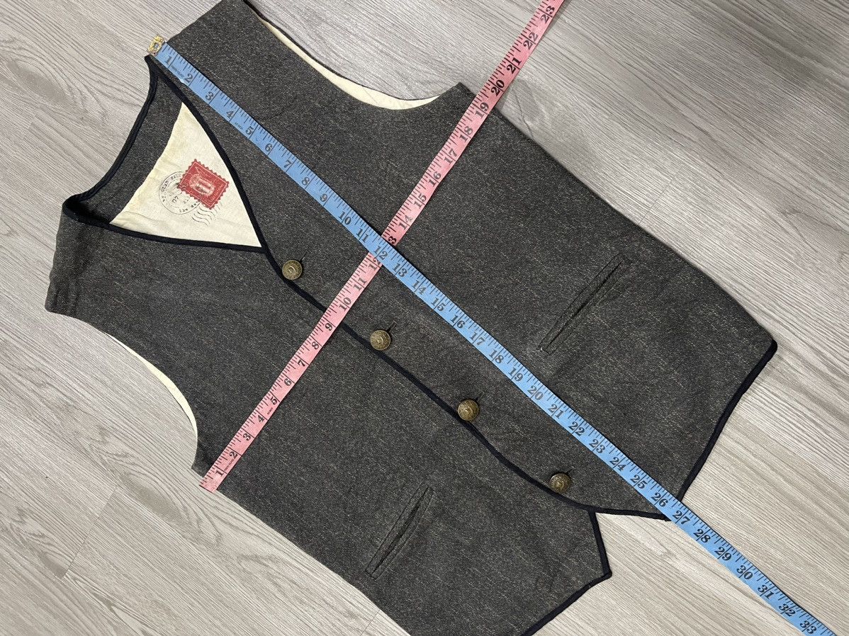 Japanese Brand × Vintage Japanese denim glad hand vest jacket Size US M / EU 48-50 / 2 - 6 Thumbnail