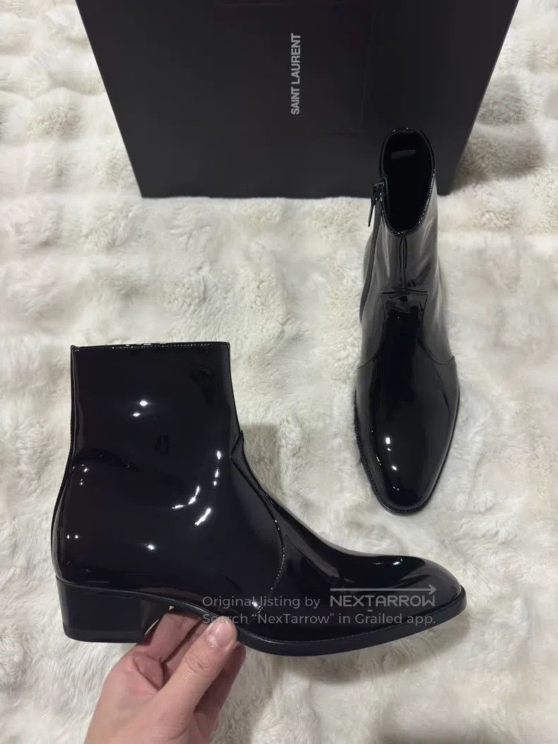 Saint Laurent Paris Saint Laurent Paris Boots Size US 7 / EU 40 - 2 Thumbnail