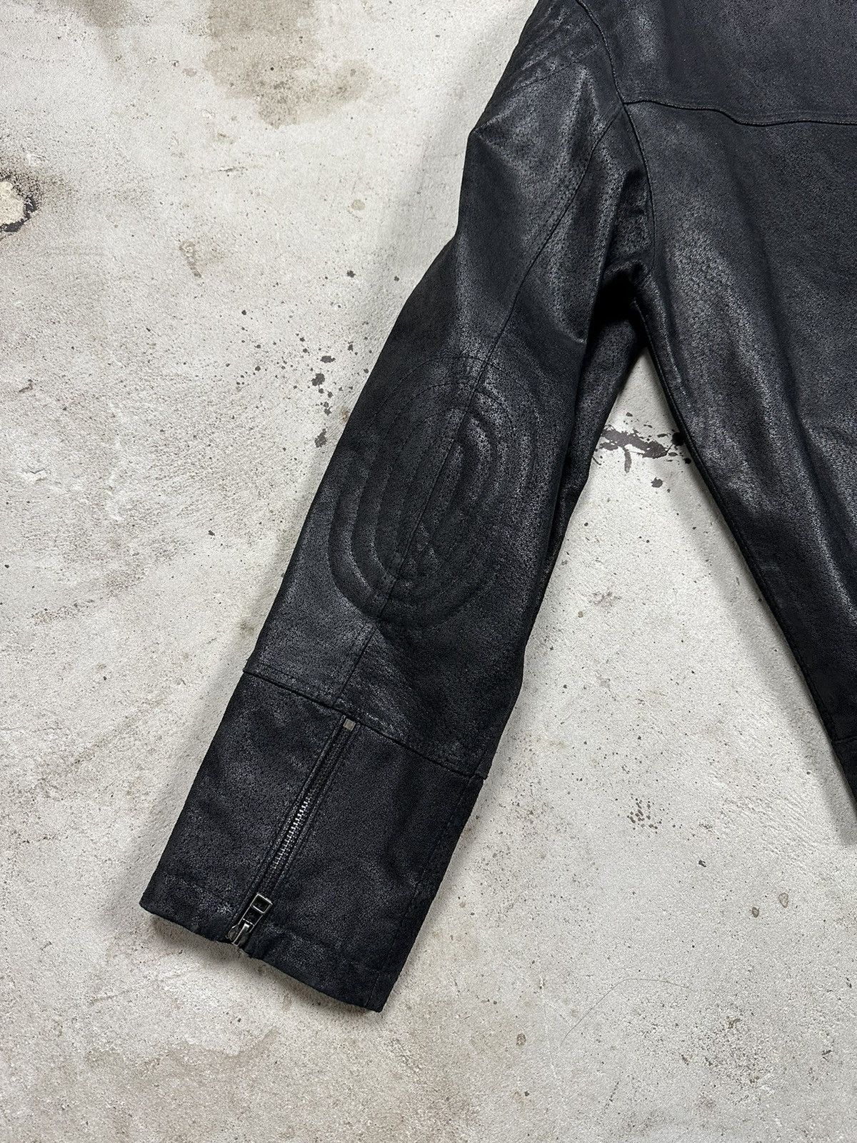 Other ‼️ Vintage y2k Moto Biker Racing Leather Jacket 70 Rare Size US L / EU 52-54 / 3 - 11 Thumbnail