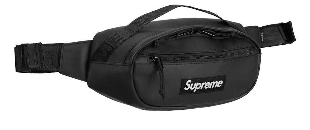 Supreme Leather waist bag | Grailed