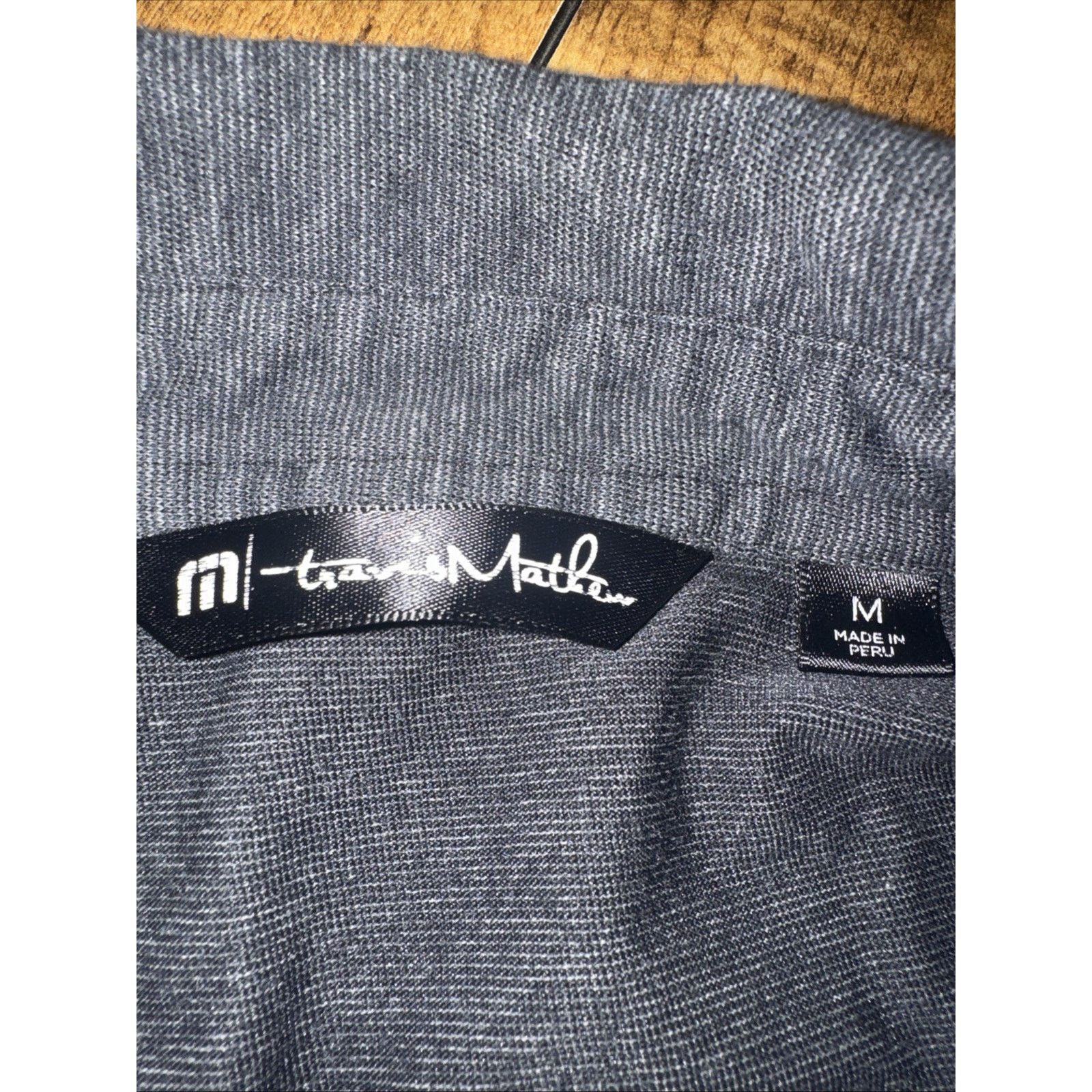 TravisMathew Travis Matthew Golf Polo Shirt Gray 20x27 M Golfing Casual Size US M / EU 48-50 / 2 - 3 Thumbnail