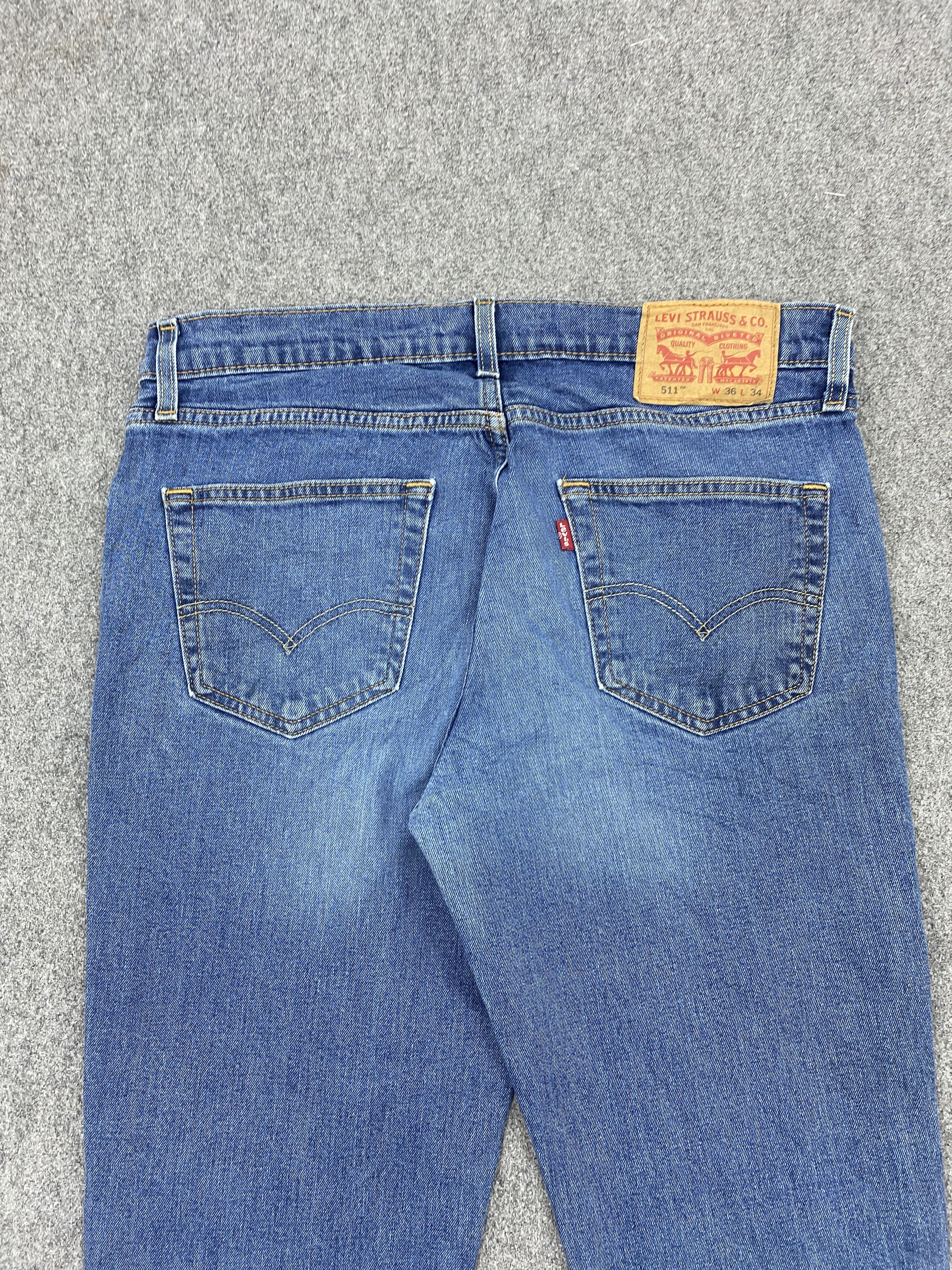Levi's Vintage Levis 511 Slim Fit Denim DP2676 Size US 33 - 4 Thumbnail