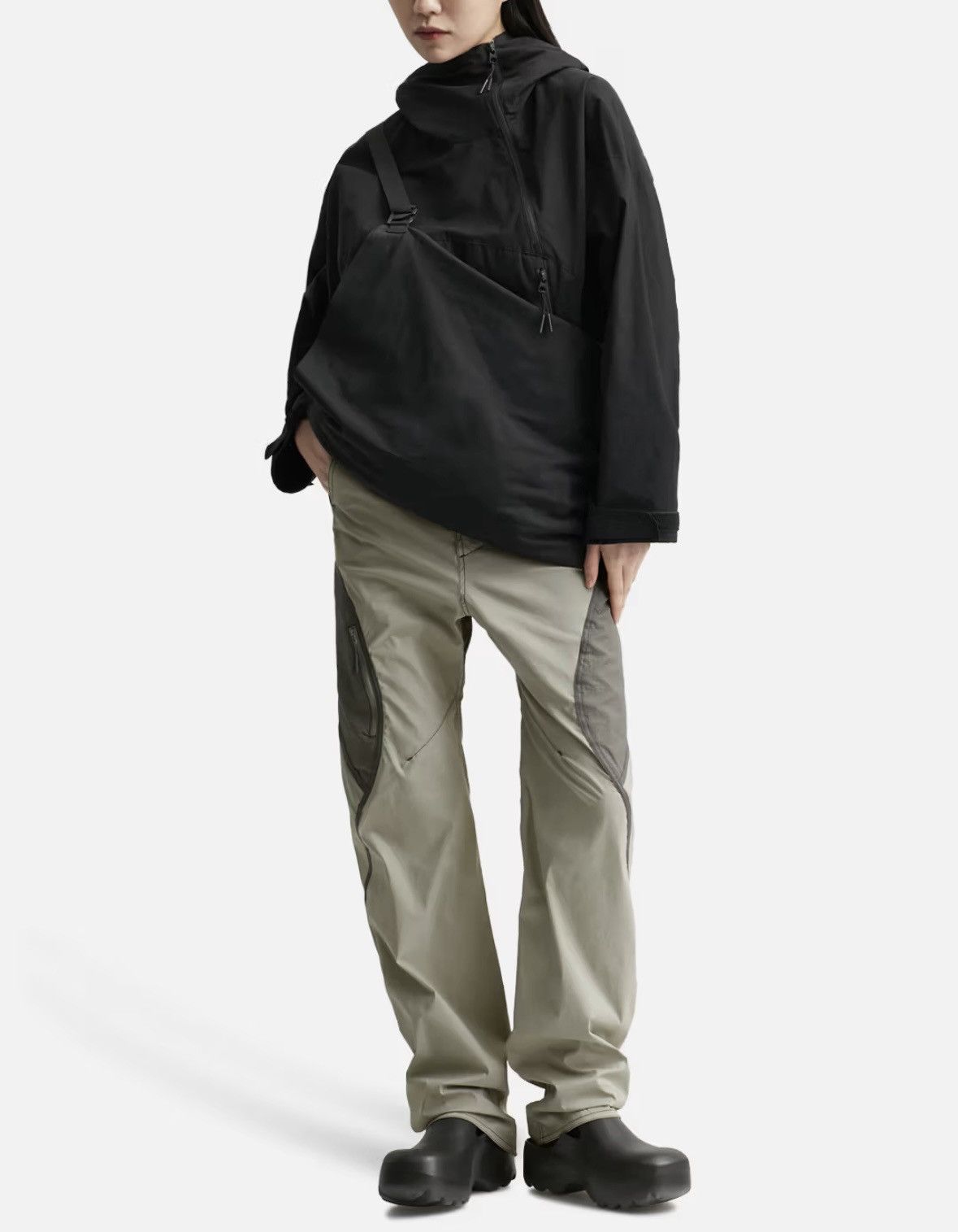 Hyein Seo HYEIN SEO PANELED PANTS Size US 26 / EU 42 - 3 Thumbnail