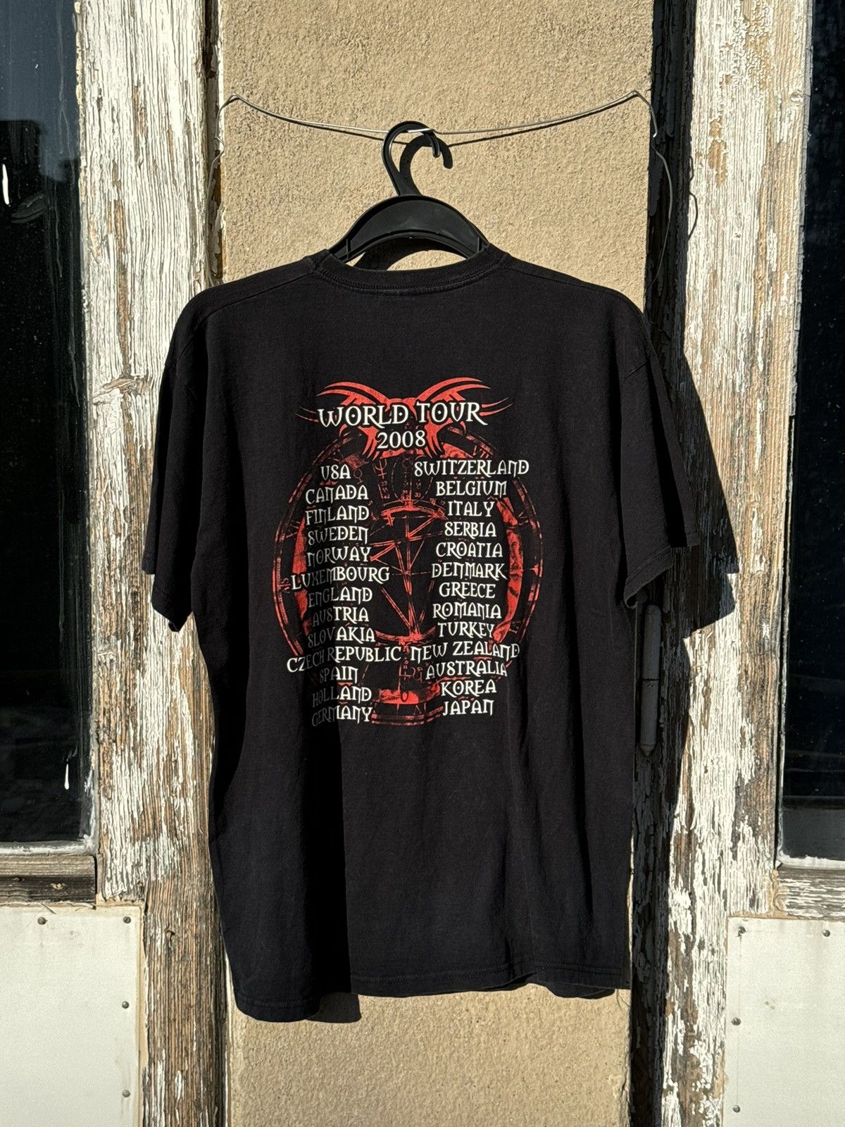 Band Tees × Fruit Of The Loom Vintage 2008 Judas Priest World Tour Nostradamus Size US L / EU 52-54 / 3 - 7 Thumbnail