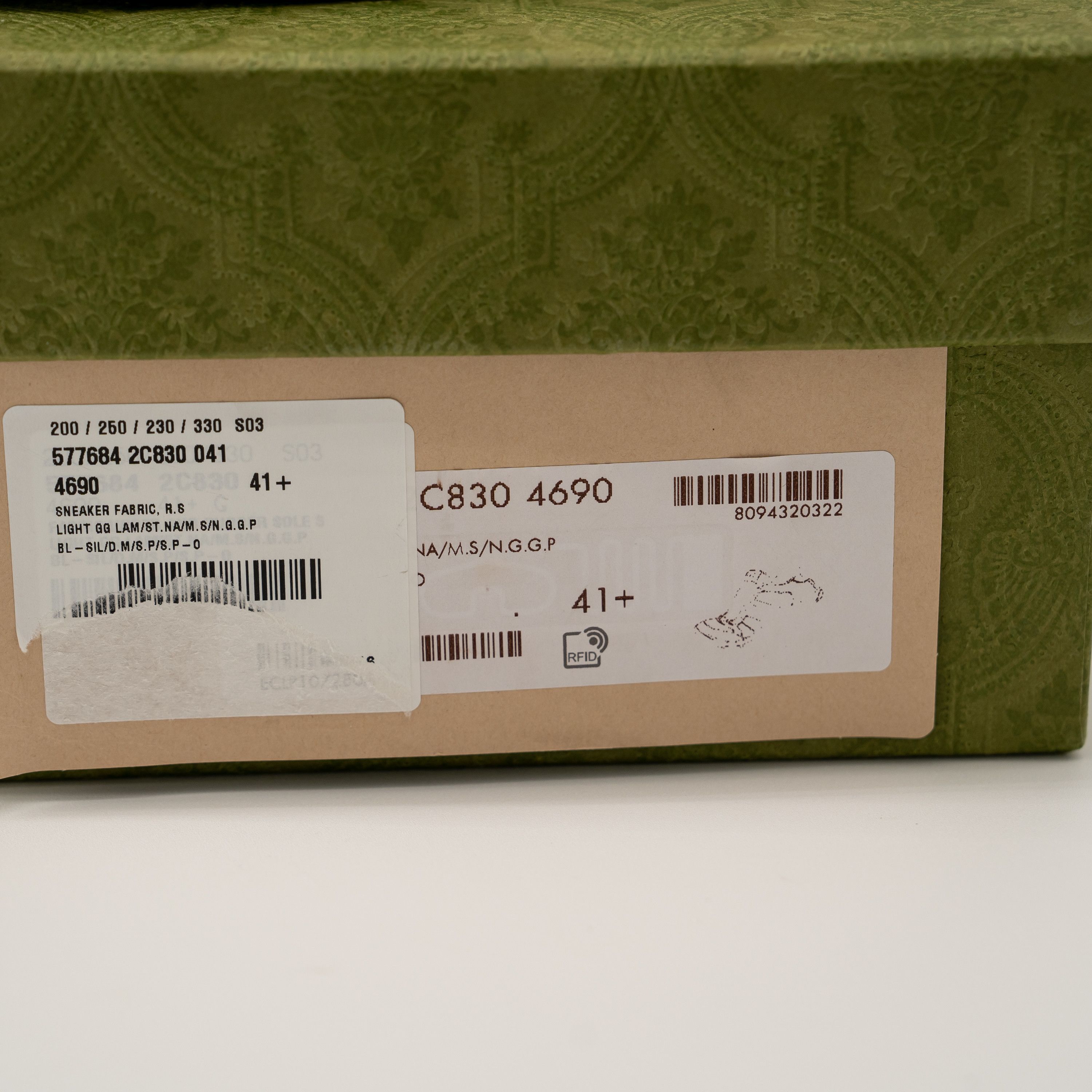 Gucci 41.5eu Gucci Screener Enamel Aged Sneakers Beige Blue Red Size US 11.5 / IT 41.5 - 13 Thumbnail