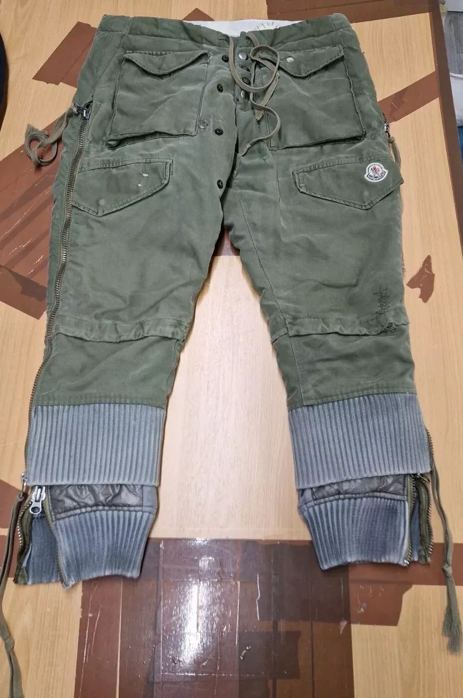 Greg Lauren × Moncler Moncler x Greg Lauren "Collide" collection pants RARE Size US 34 / EU 50 - 2 Thumbnail