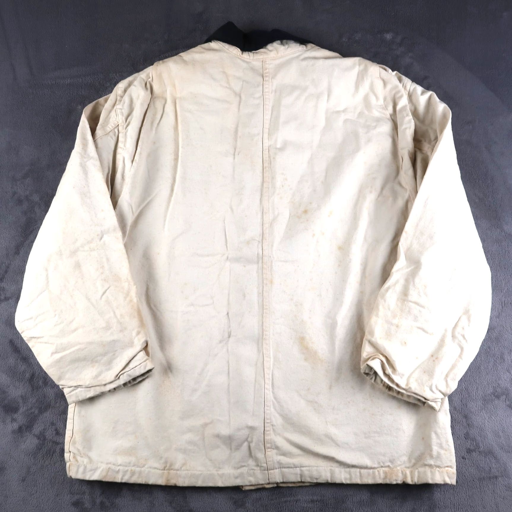 Dickies Vintage Dickies 90s Flannel Lined Painter Chore Jacket Coat Workwear XL Ivory Men Size US XL / EU 56 / 4 - 2 Thumbnail