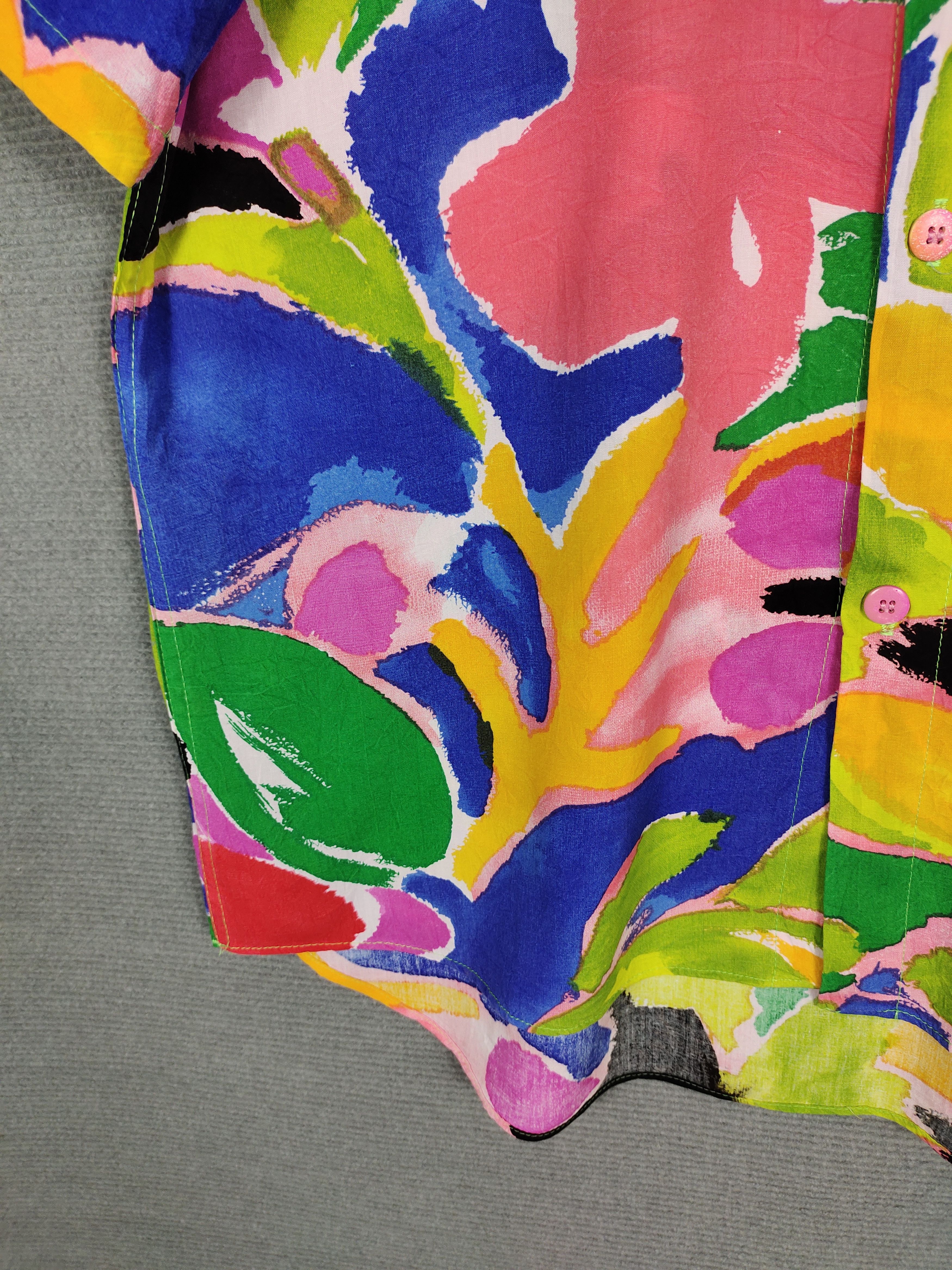 Jams World 1980s Jams World Surf Line Hawaii Rayon Hawaiian Shirt Size US M / EU 48-50 / 2 - 5 Thumbnail