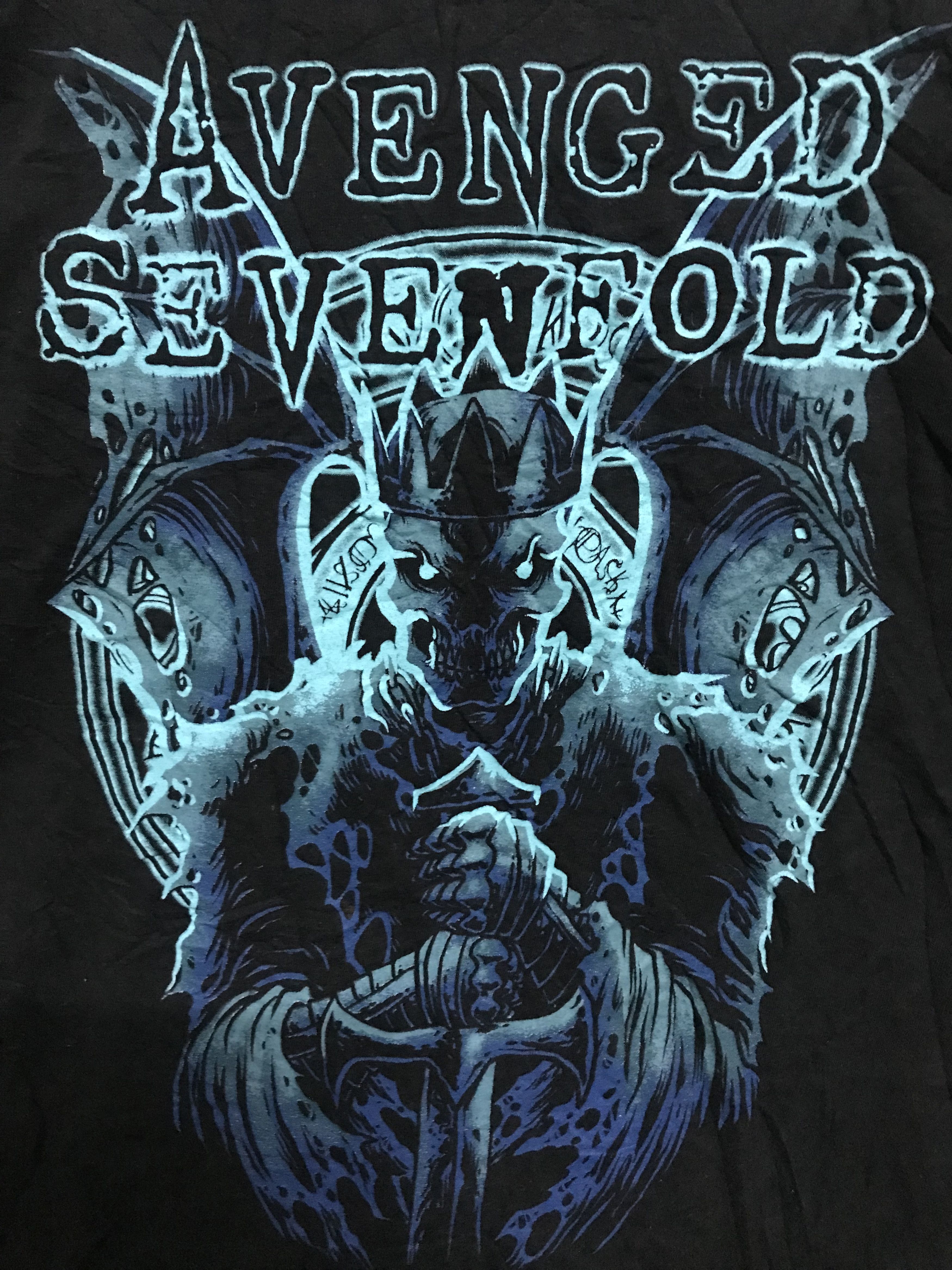 Band Tees Avenged Sevenfold Band Tees Size US L / EU 52-54 / 3 - 4 Thumbnail