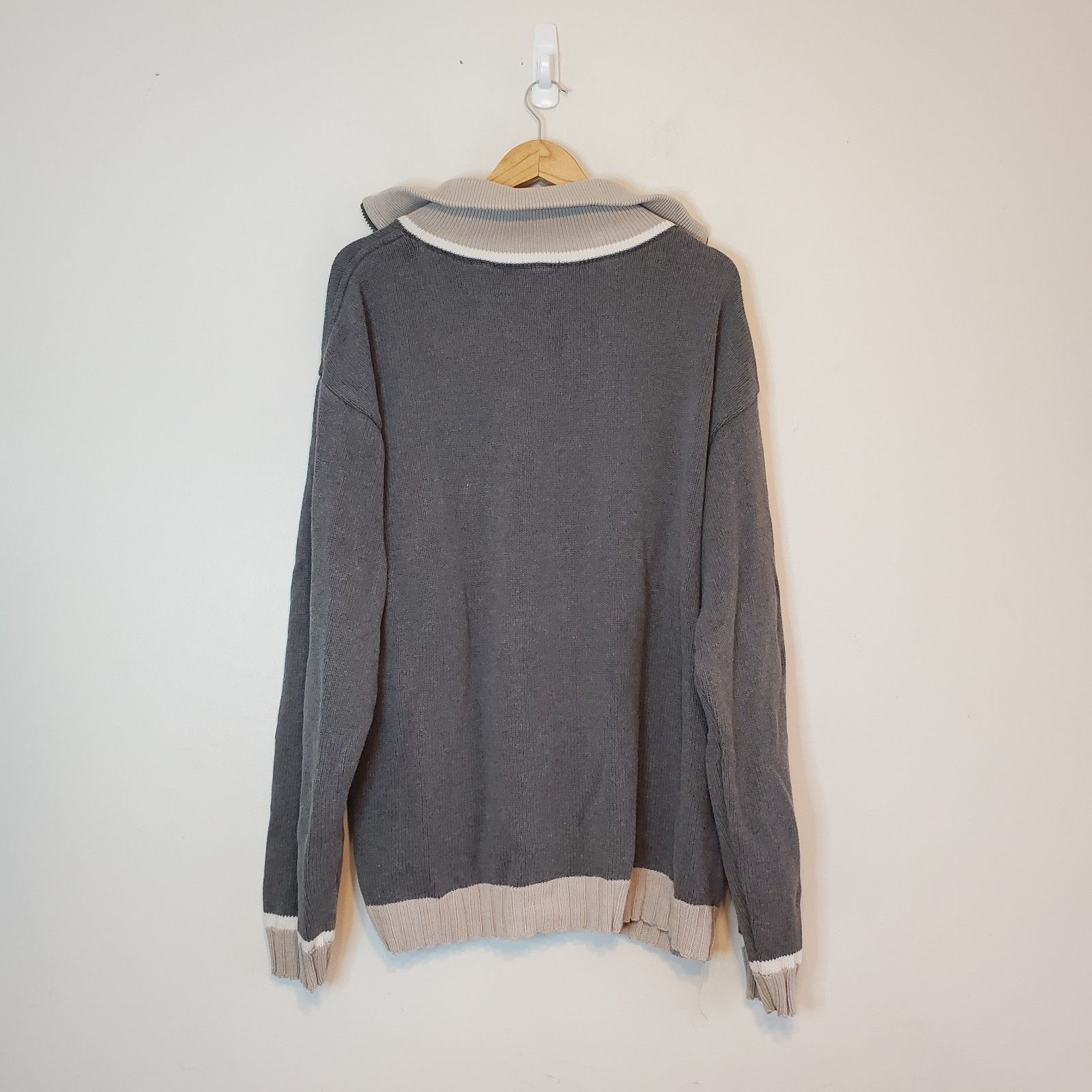 Marithe + Francois Girbaud Y2K Marithe Francois Girbaud Half Zip Knit Sweater Size 2XL Size US XXL / EU 58 / 5 - 3 Thumbnail