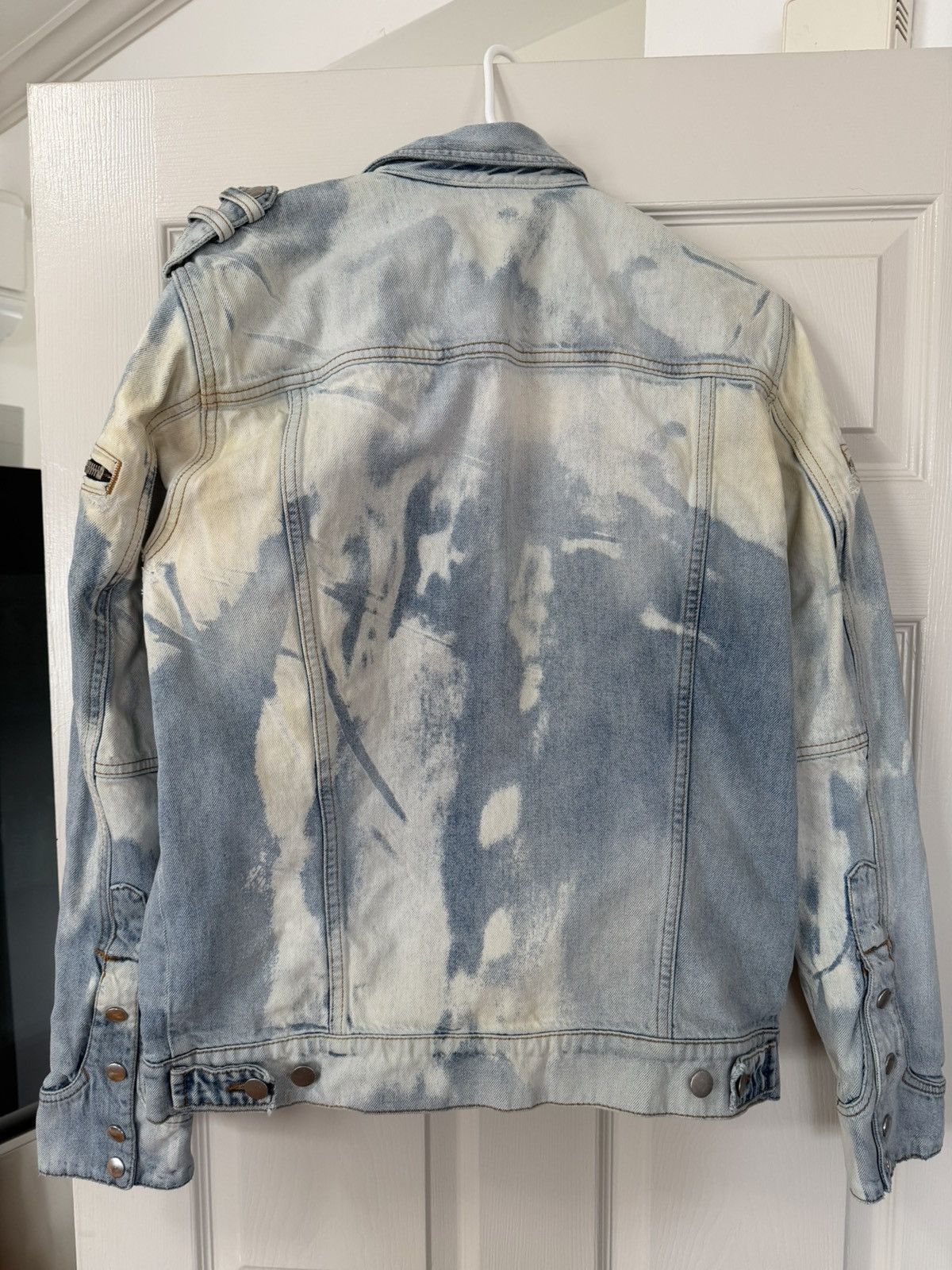 Balmain Balmain Denim biker Jacket Size US XL / EU 56 / 4 - 2 Thumbnail