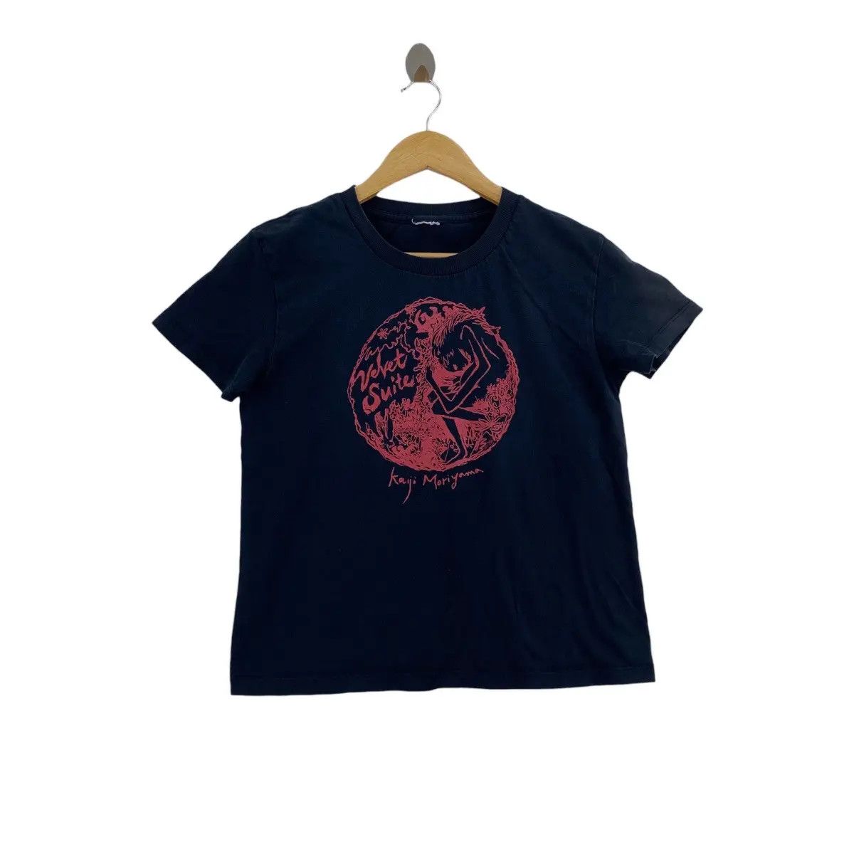 Vintage KAIJI MORIYAMA DANCER The Velvet Suite Tee Shirt Top Solo Size S / US 4 / IT 40 - 1 Thumbnail