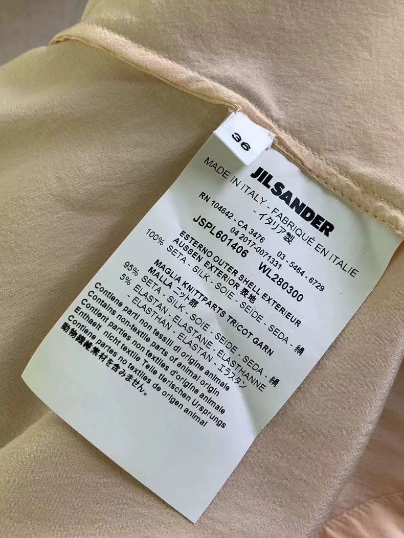 Jil Sander Jil Sander Phoxinus phoxinus subsp. phoxinus silk design t Size XS / US 0-2 / IT 36-38 - 6 Thumbnail
