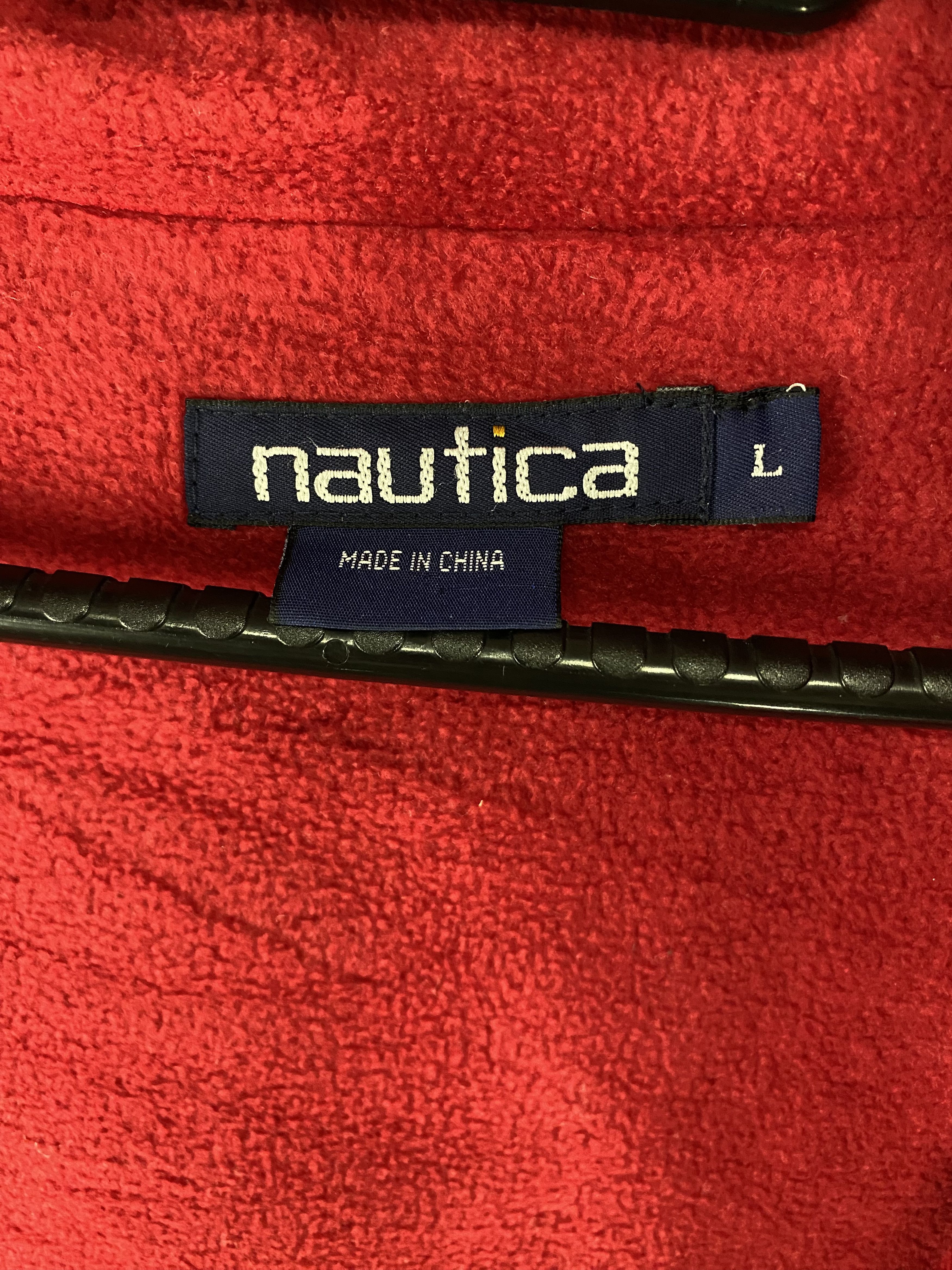 Nautica Vintage 90s Nautica fleece lined field jacket Size US L / EU 52-54 / 3 - 8 Thumbnail