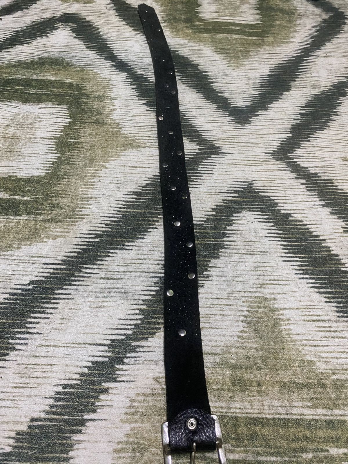 Japanese Brand (SENDOFFER) Vintage Full Studded Leather Belt Size ONE SIZE - 4 Thumbnail