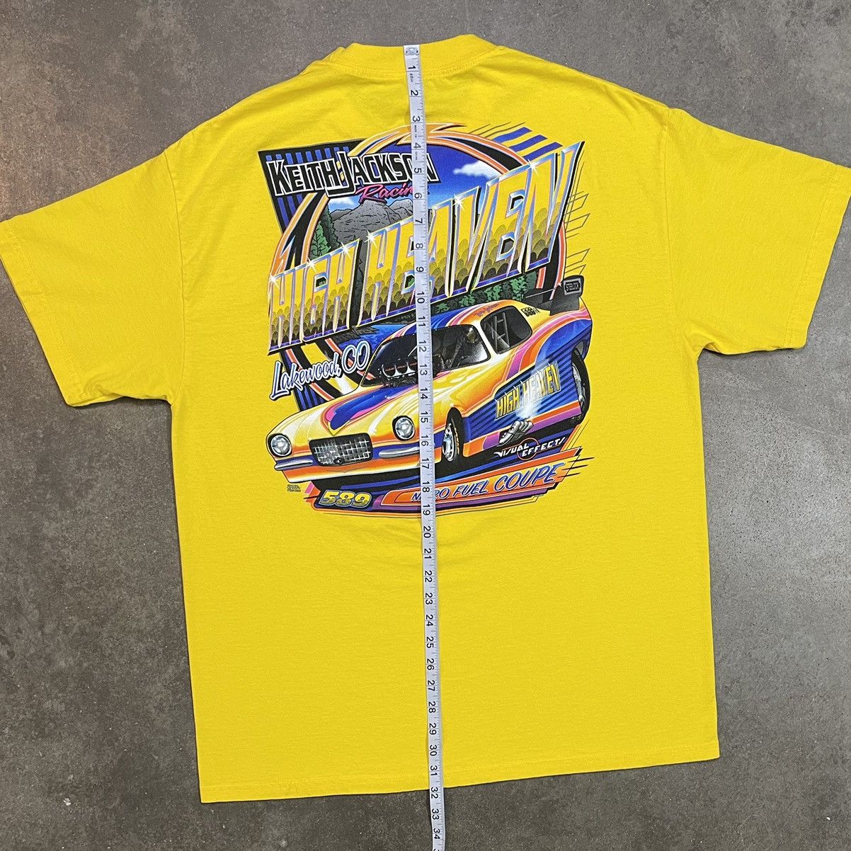 Alstyle Vintage Keith Jackson Racing 2000s Double Sided T Shirt Size US XL / EU 56 / 4 - 8 Thumbnail