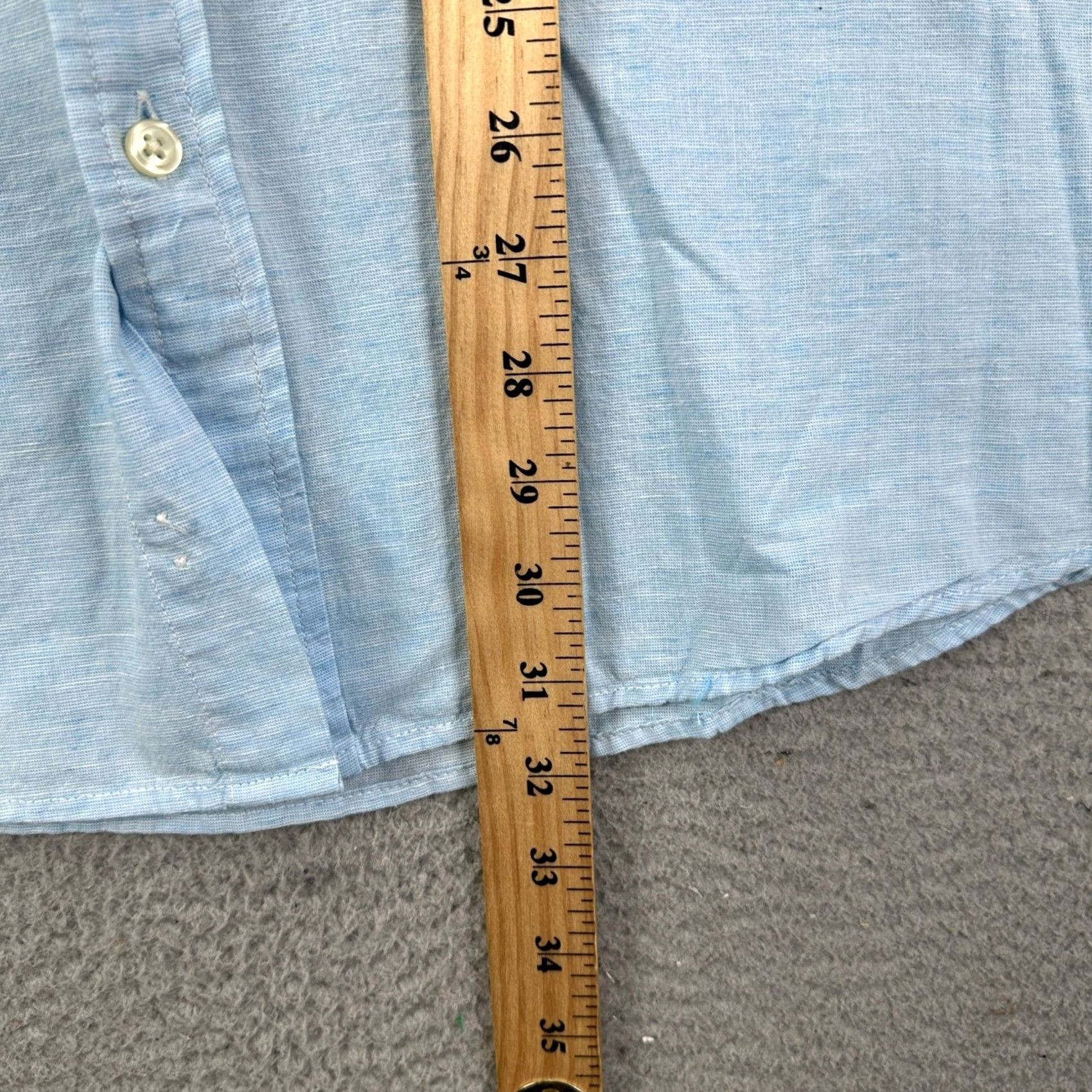 Vintage Sonoma Mens Linen Blend Shirt 2XL Light Blue Button-Down Short Sleeve Pocket NEW Size US XXL / EU 58 / 5 - 7 Thumbnail