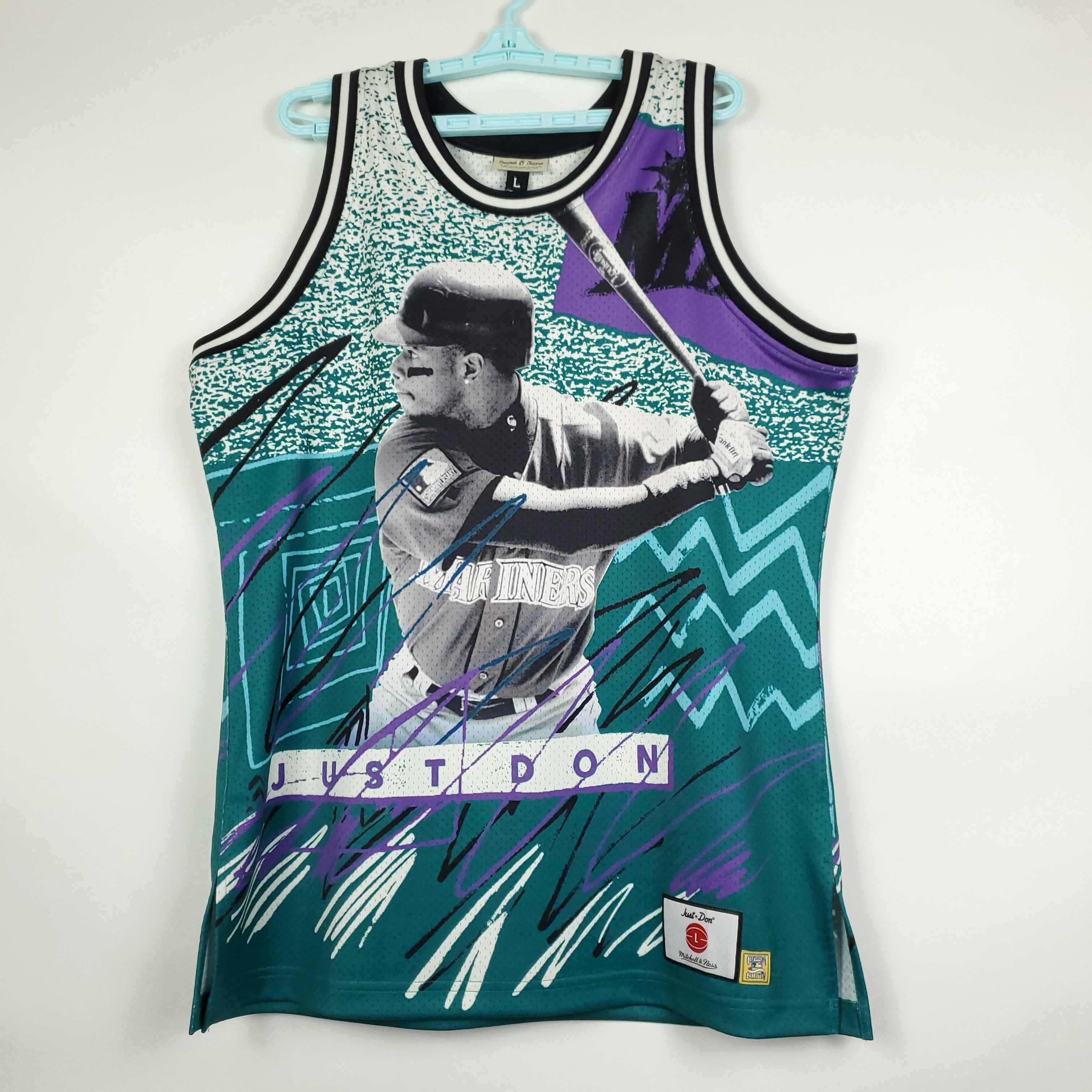 Just Don × Mitchell & Ness Just Don Ken Griffey Jr. Mariners Mitchell & Ness Jersey Size US L / EU 52-54 / 3 - 2 Thumbnail