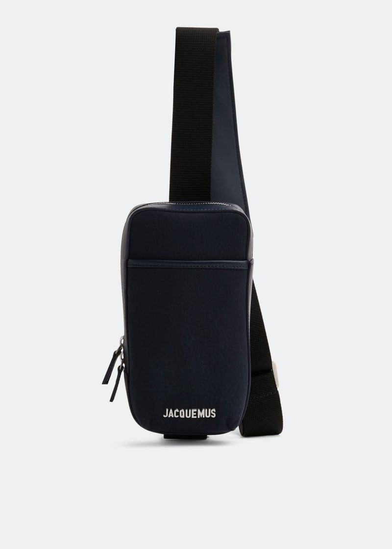 Jacquemus o1mle0625 Size: OS / Le Giardino Shoulder Bag in Dark Navy Size ONE SIZE - 1 Thumbnail