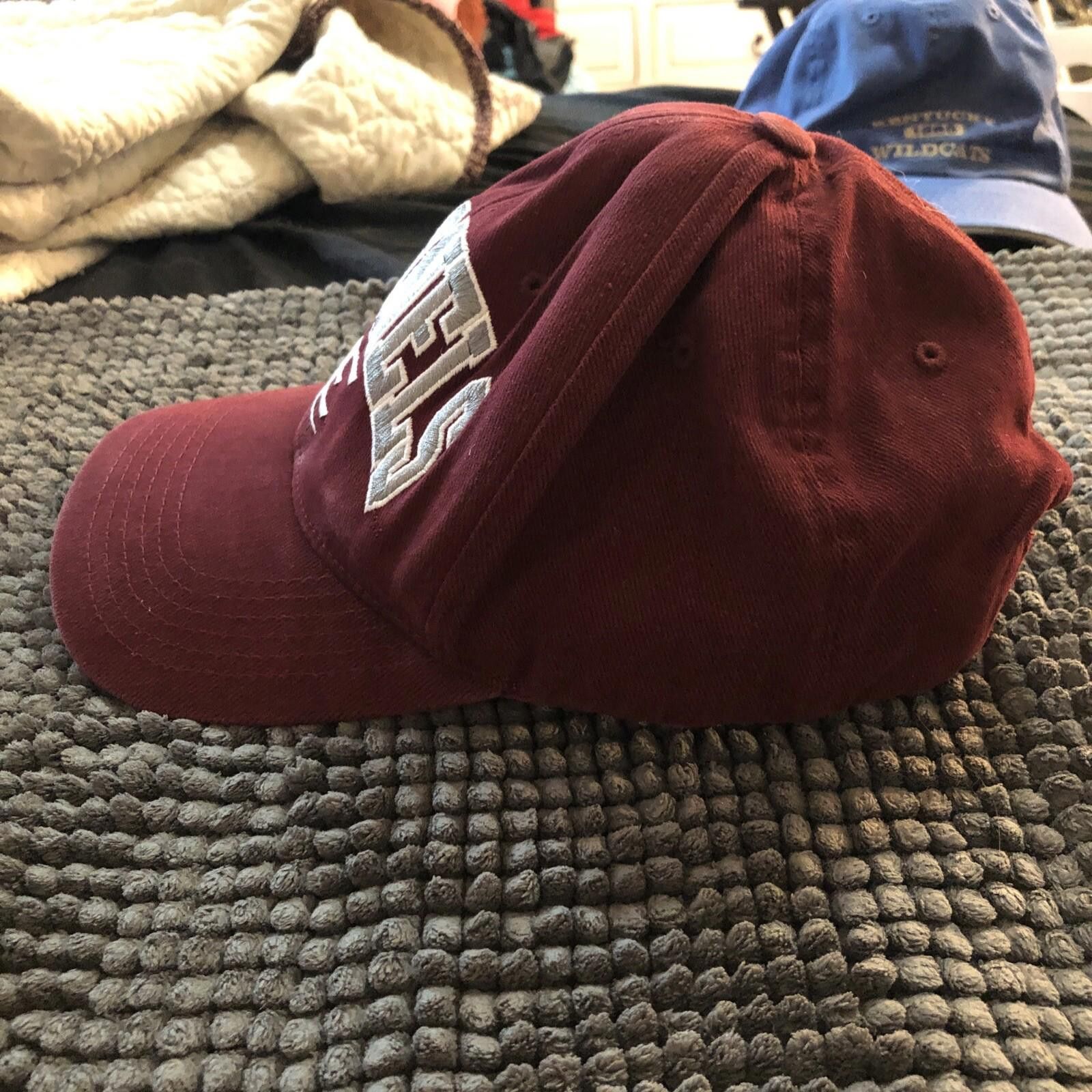 Designer EASTERN KENTUCKY EKU COLONELS Red EMBROIDERED CAP HAT OSFM Size ONE SIZE - 2 Thumbnail
