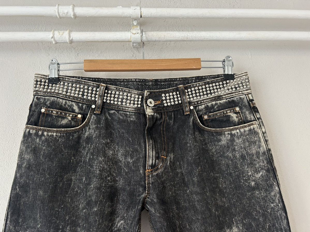 Dolce & Gabbana Punk Studded Acid Wash Jeans Size US 36 / EU 52 - 3 Thumbnail