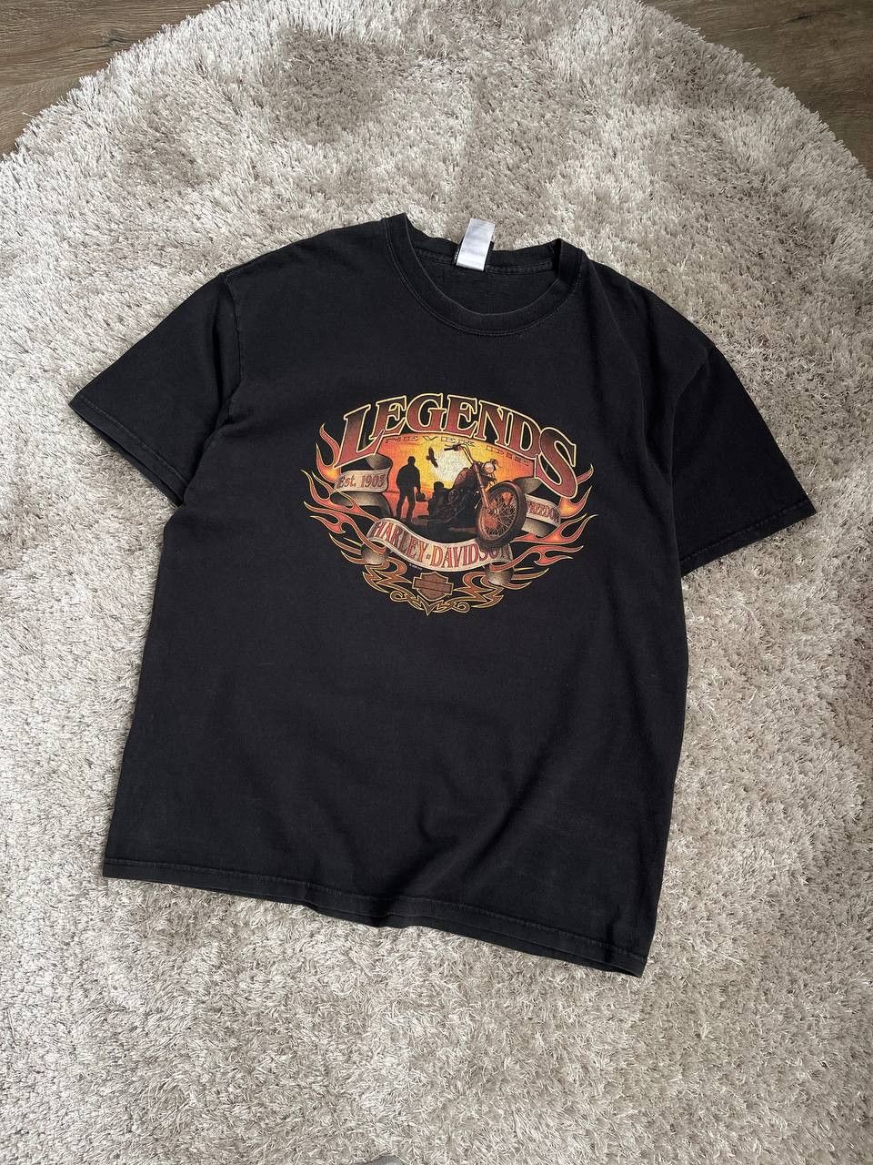Harley Davidson × Vintage Vintage rare 90s Harley Davidson legends 2006 Chester Size US XL / EU 56 / 4 - 2 Thumbnail