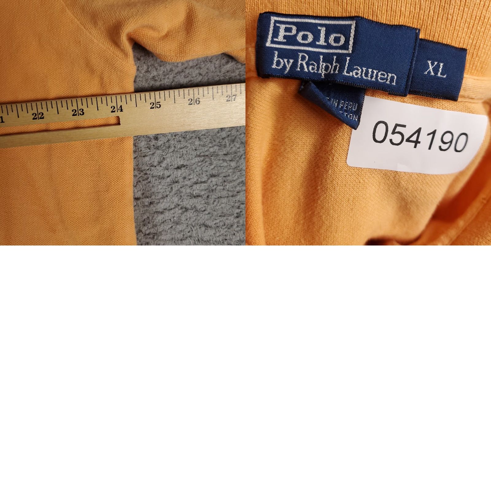 Ralph Lauren Ralph Lauren Polo Shirt Men's XL Orange Cotton Short Sleeve Polo - Classic Preppy Mens Size US XL / EU 56 / 4 - 8 Thumbnail